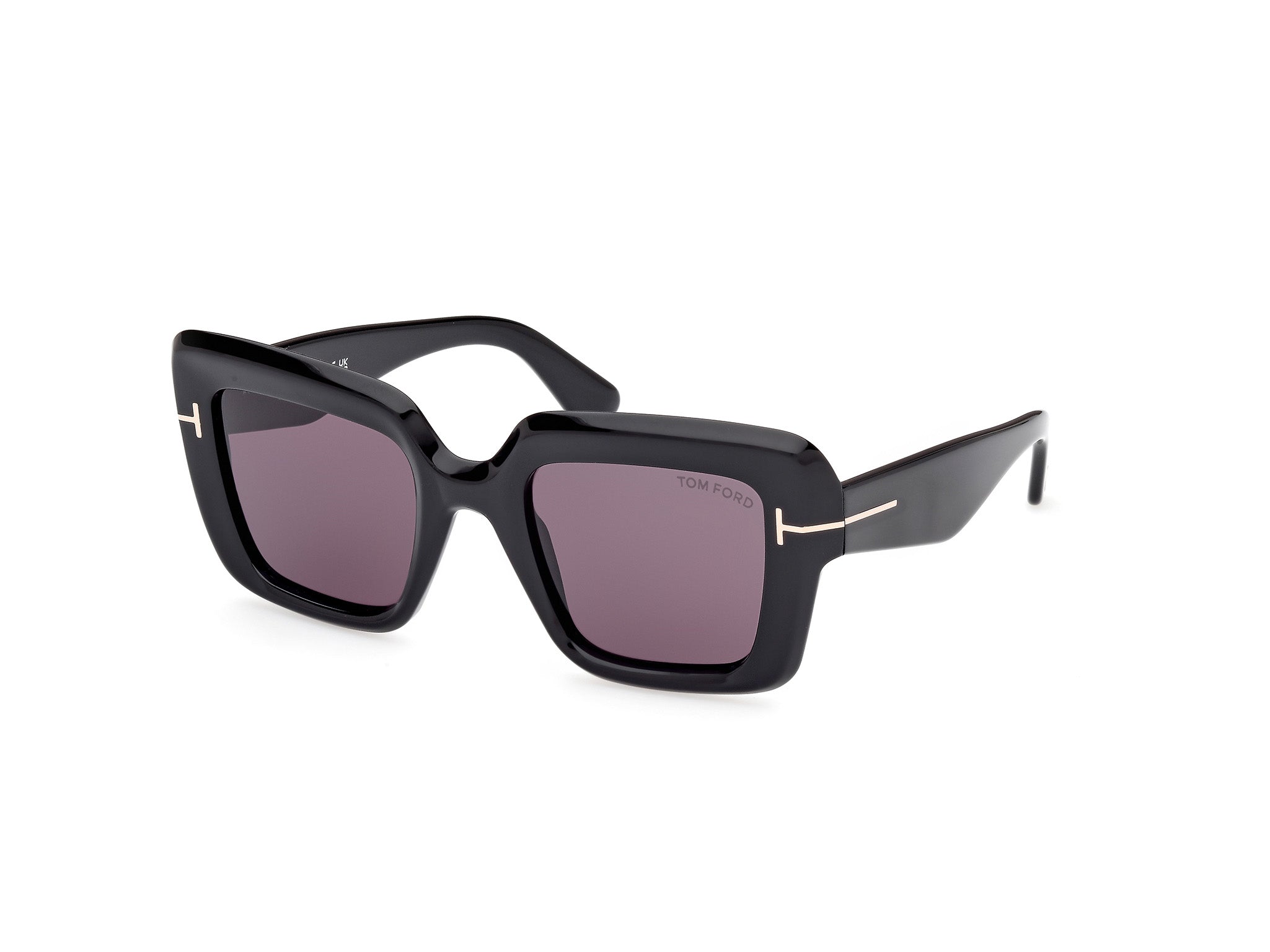 0889214524997 - TOM FORD Damen FT1157 ESME 01A Gläser SONNENBRILLEN Acetat Schwarz Rauch Quadratisch Normal 0889214524997 - TOM FORD Damen FT1157 ESME 01A Gläser SONNENBRILLEN Acetat Schwarz Rauch Quadratisch Normal