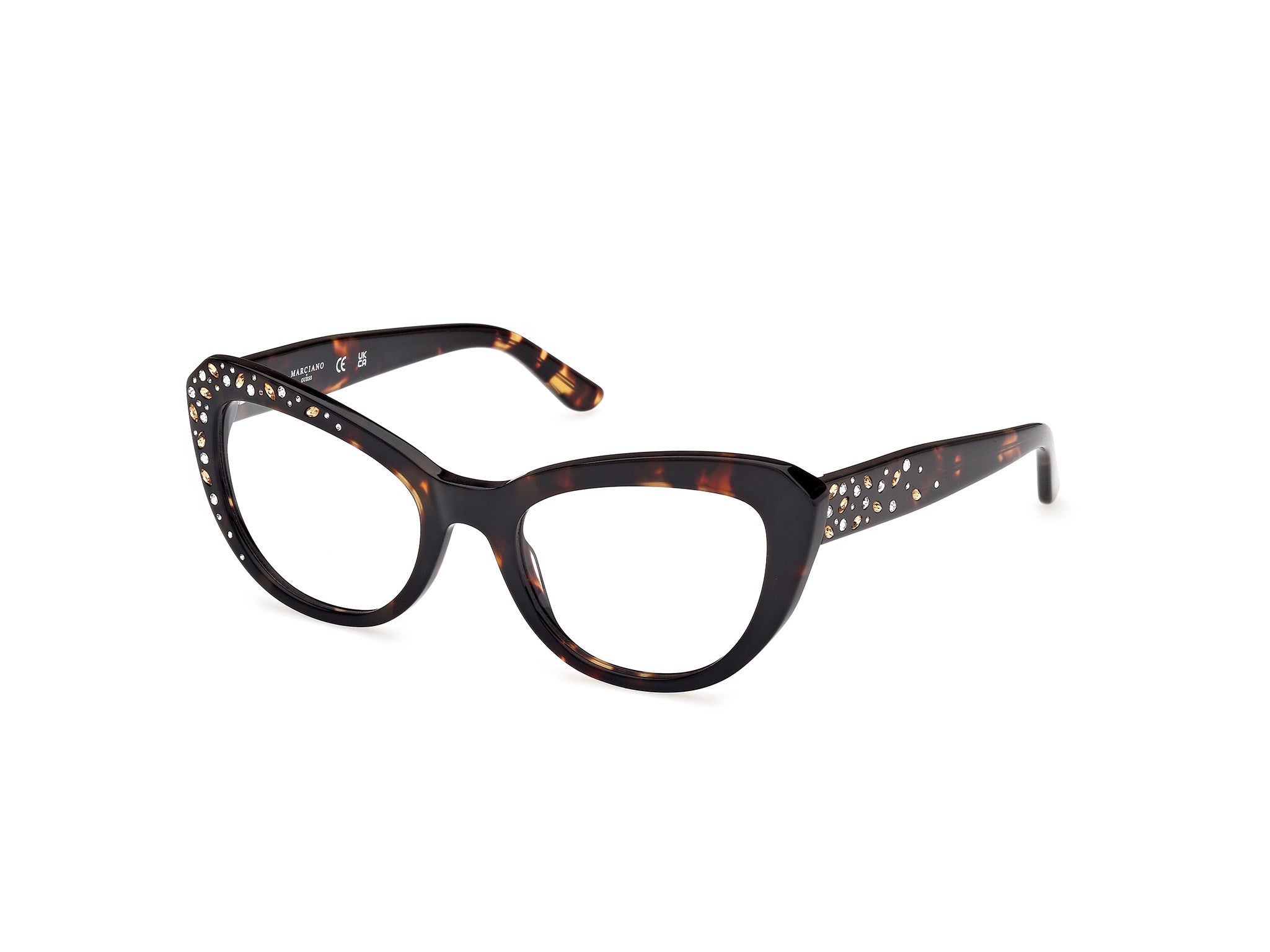 0889214529565 - Damen GM50016 52 Rahmen von BRILLEN Acetat Havanna  Cat Eye Normal