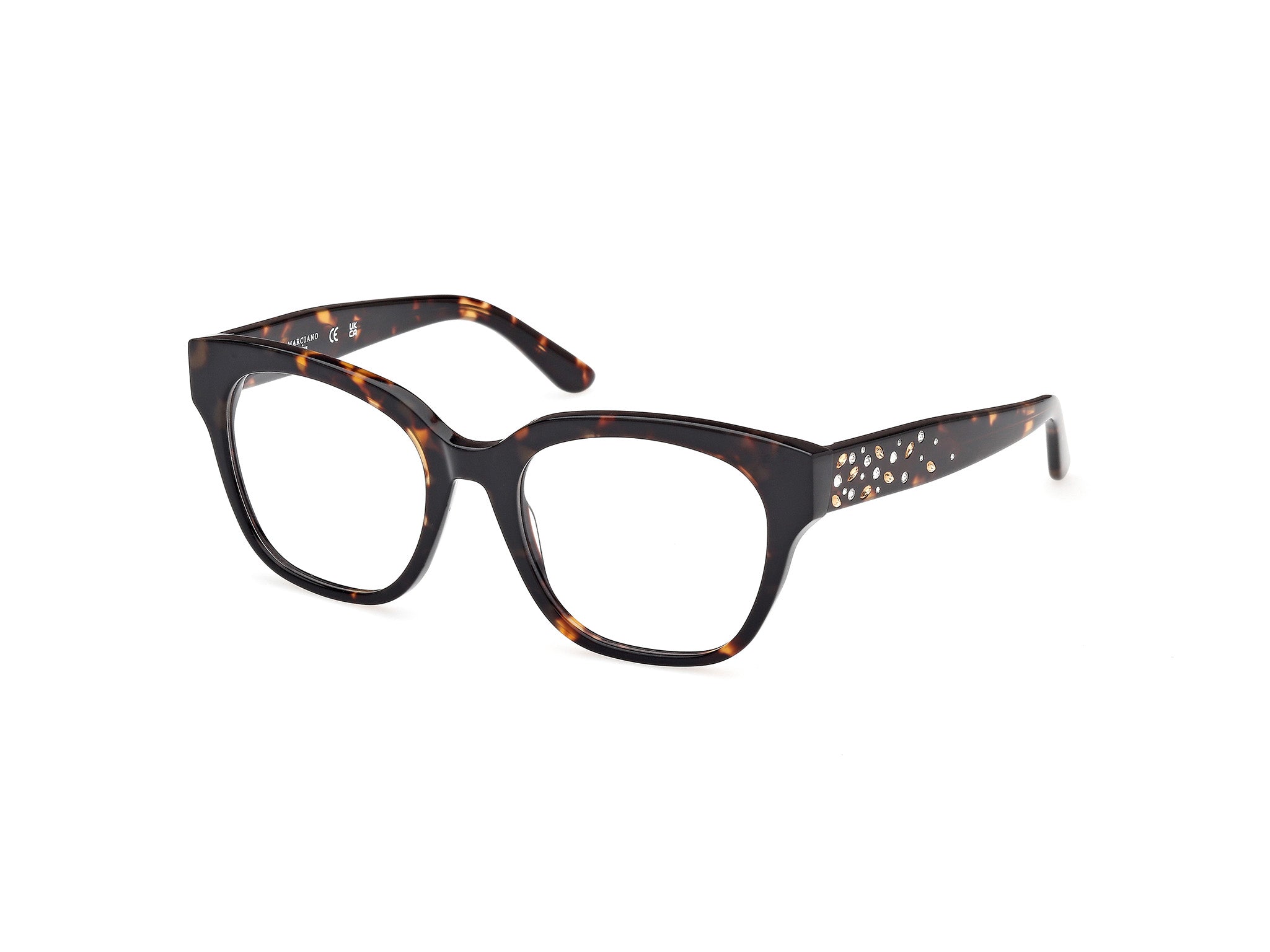 0889214529602 - Damen GM50017 52 Rahmen von BRILLEN Acetat Havanna  Quadratisch Normal