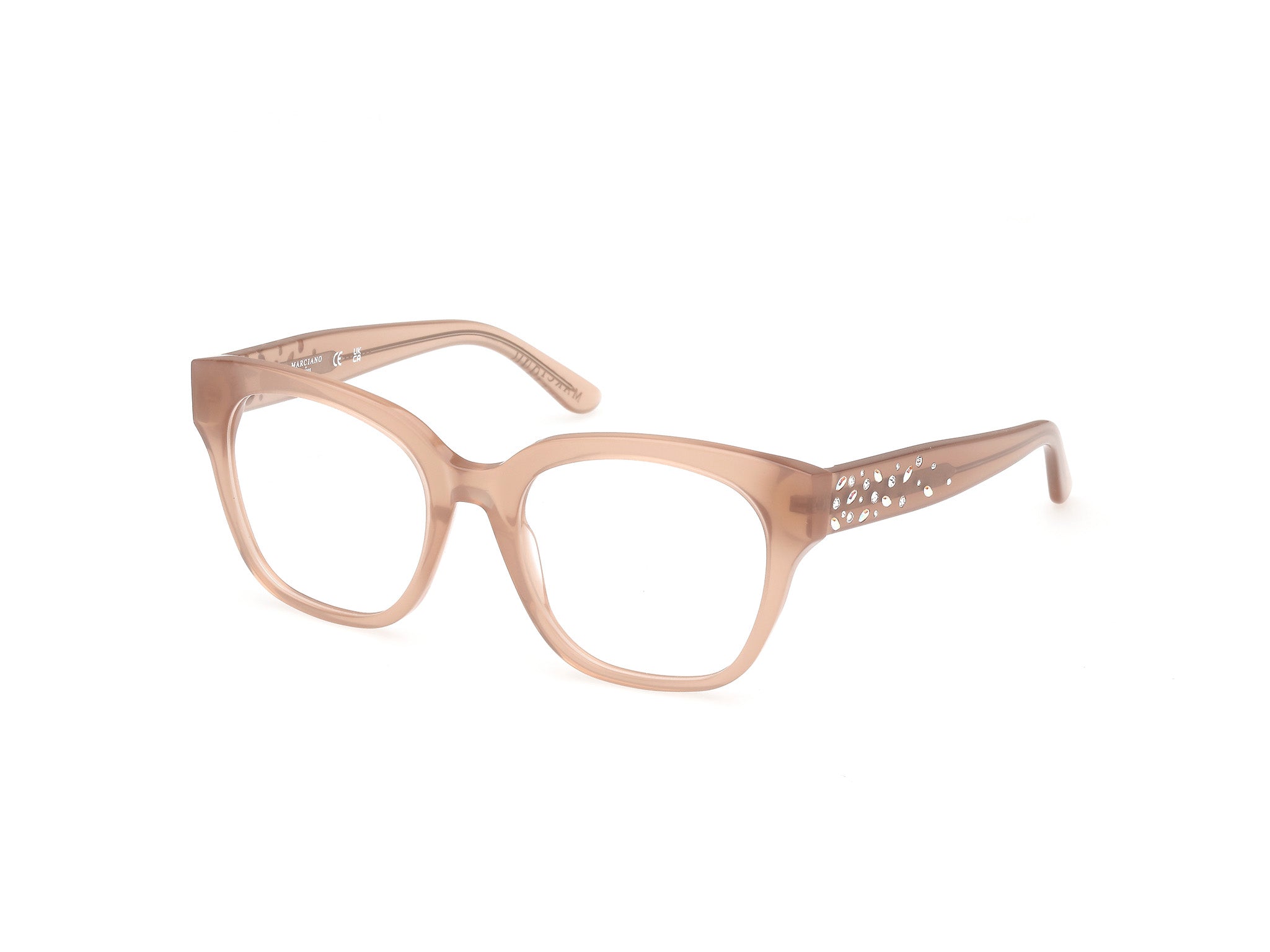 0889214529619 - Damen GM50017 59 Rahmen von BRILLEN Acetat Beige  Quadratisch Normal