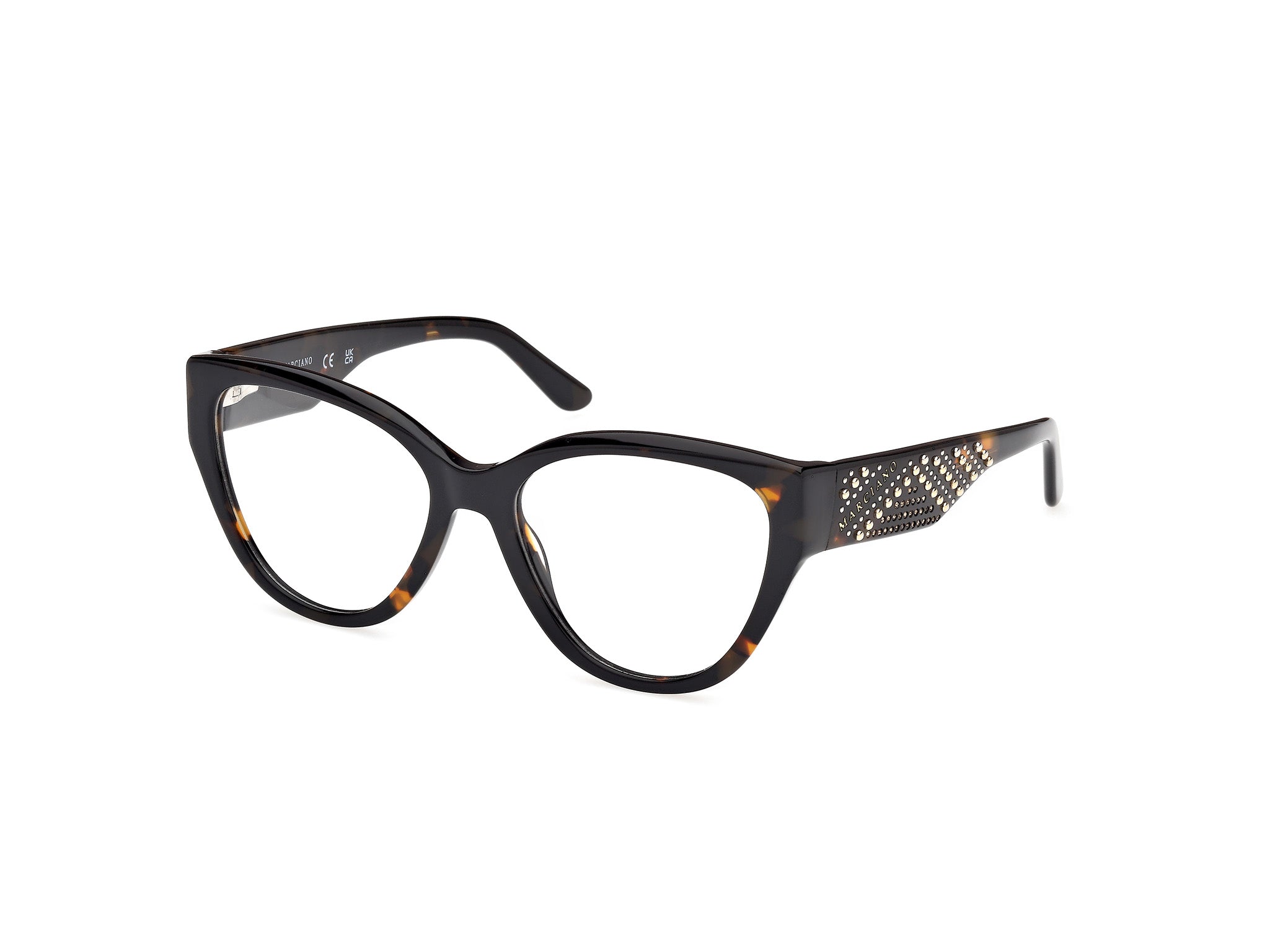 0889214529640 - Damen GM50018 52 Rahmen von BRILLEN Acetat Havanna  Cat Eye Normal