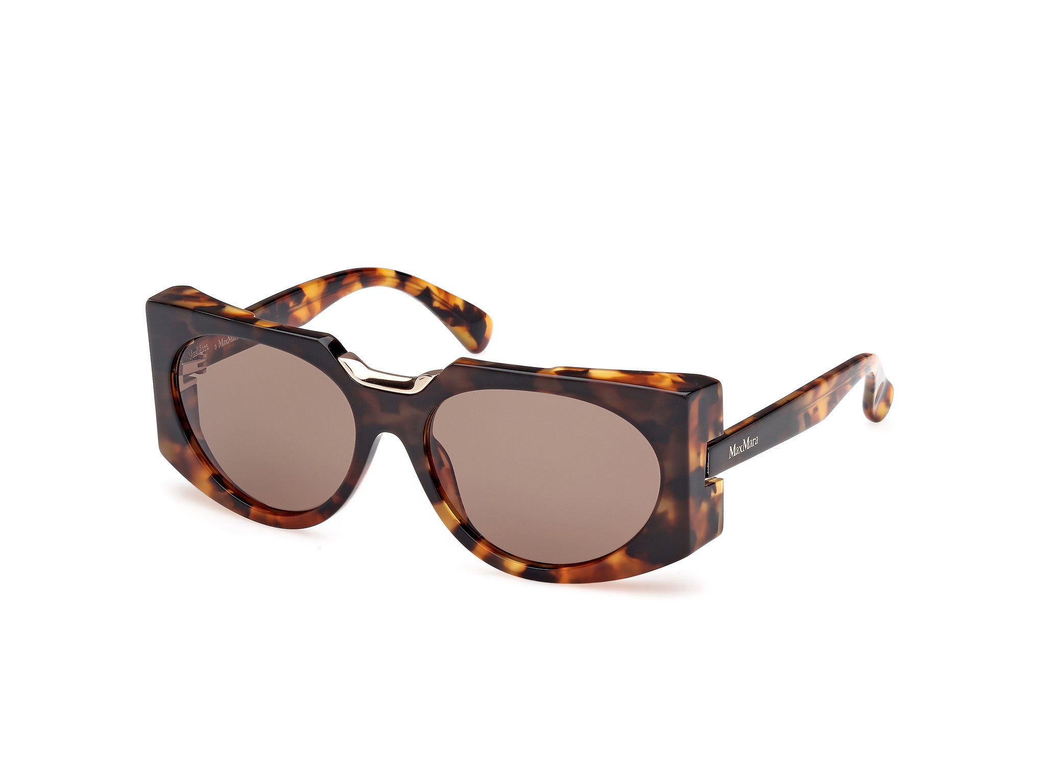 0889214532312 - Damen MM0123 SPARK5 56J Gläser SONNENBRILLEN Acetat Havanna Braun Rund Normal