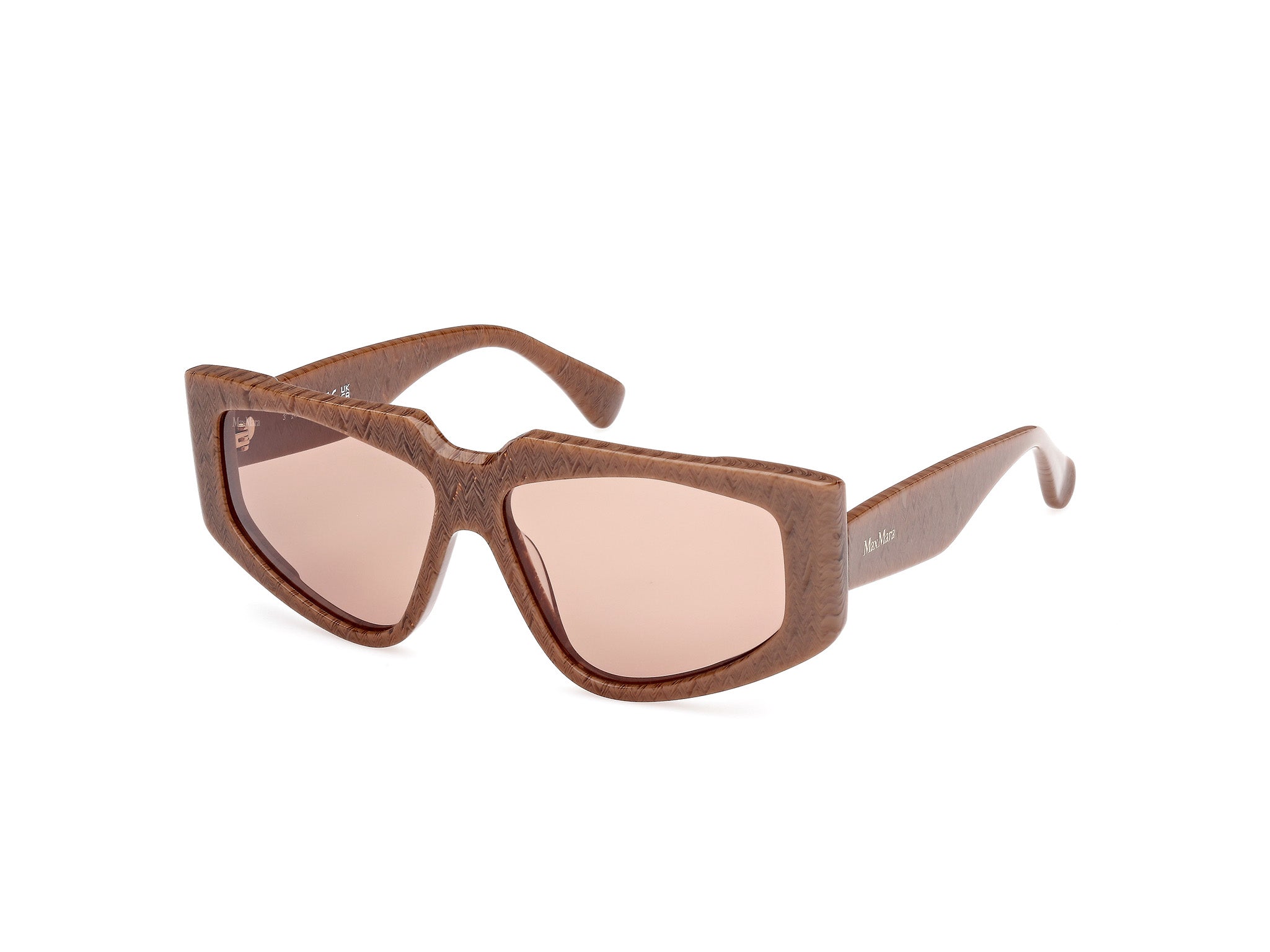 0889214532404 - Damen MM0125 56E Gläser SONNENBRILLEN Acetat Havanna Braun Rund Normal