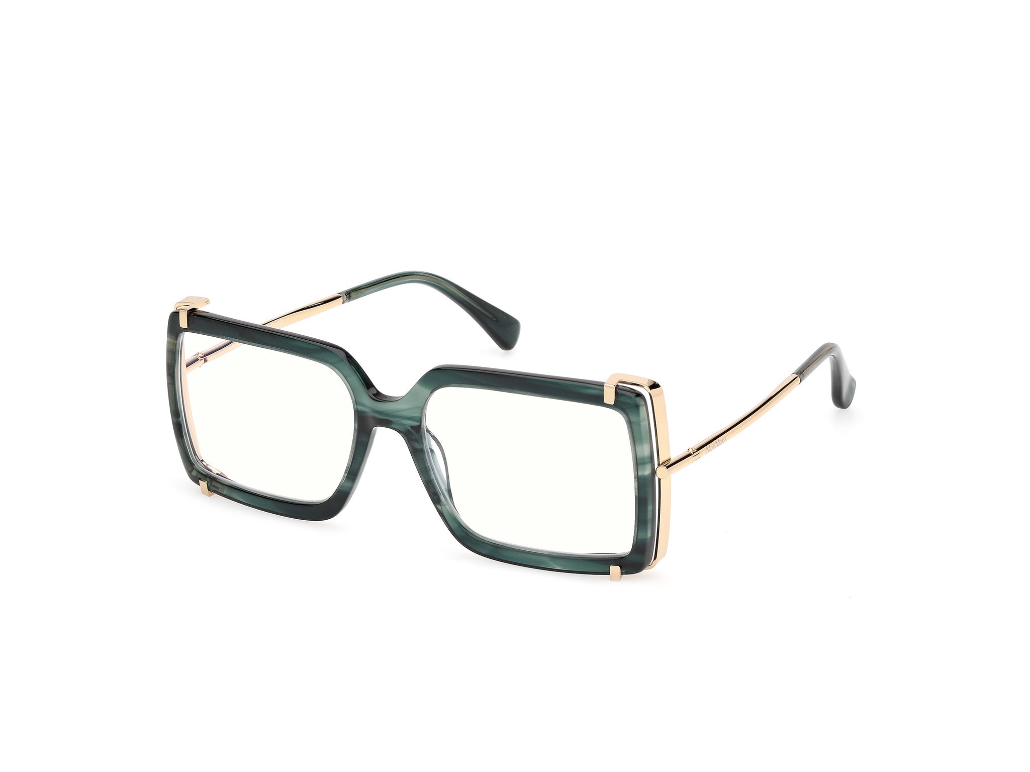 0889214532695 - Damen MM5155-B 098 Rahmen von BRILLEN Acetat Grün  Quadratisch Normal