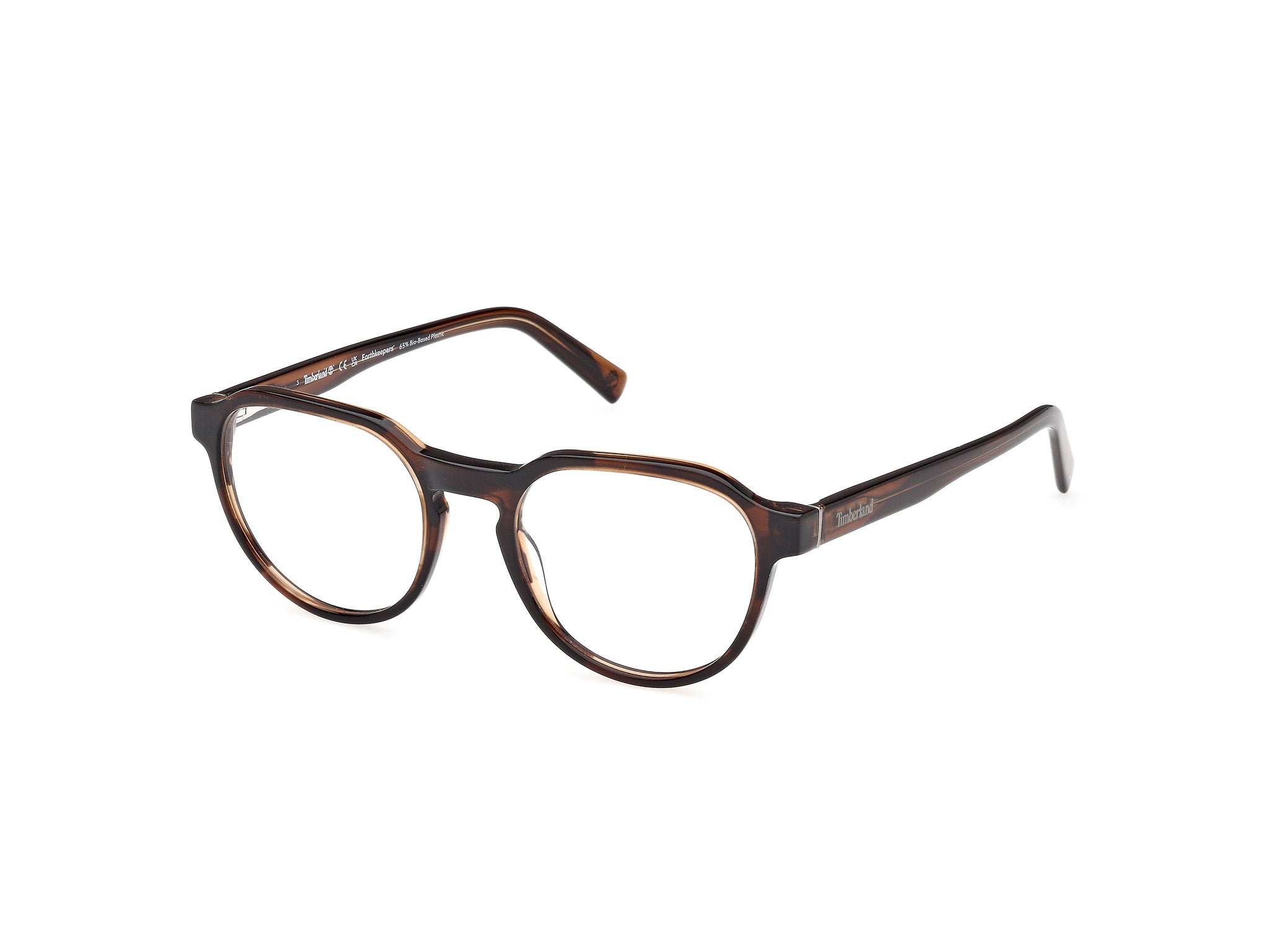 0889214534378 - Herren TB50032 48 Rahmen von BRILLEN Acetat Braun  Rund Normal