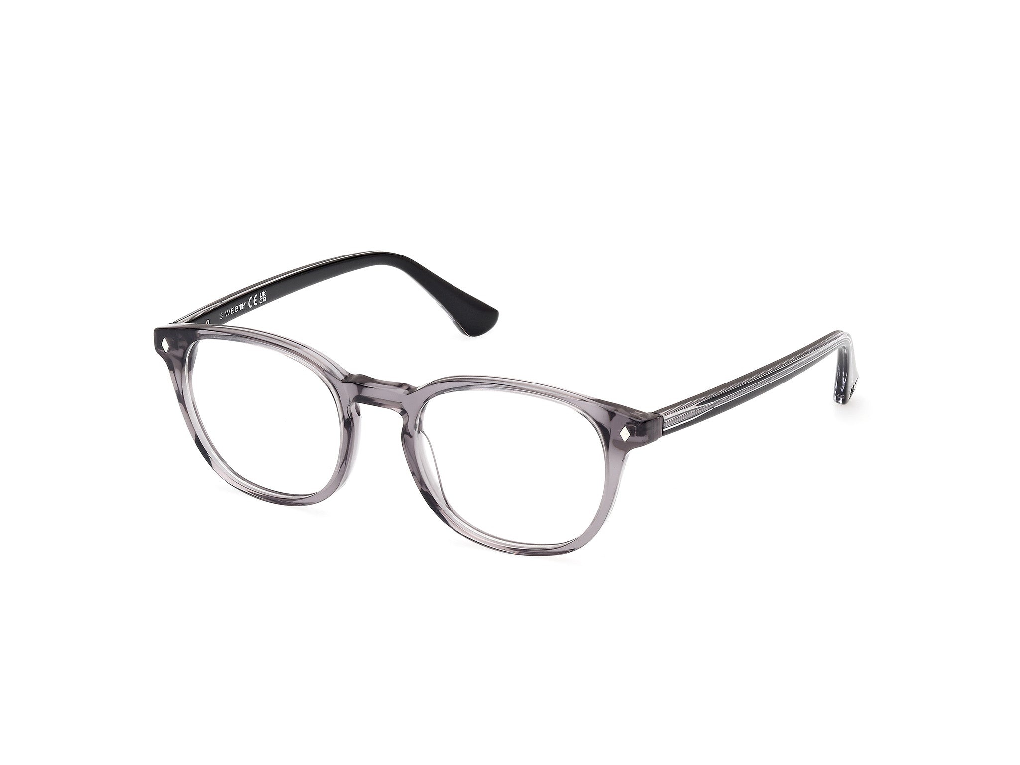 0889214538536 - Herren WE5441 20 Rahmen von BRILLEN Acetat Grau  Rund Normal