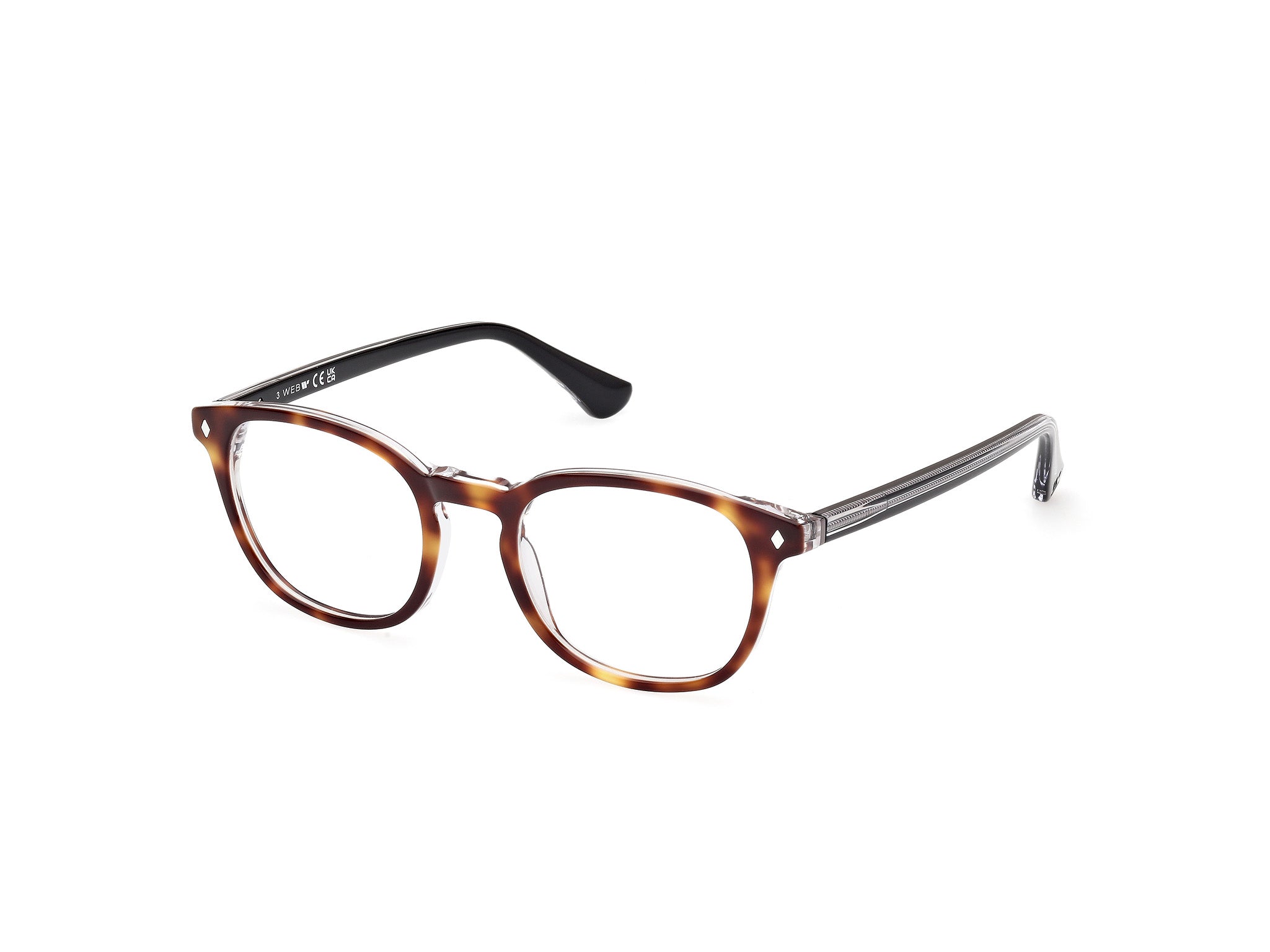 0889214538543 - Herren WE5441 56 Rahmen von BRILLEN Acetat Havanna  Rund Normal