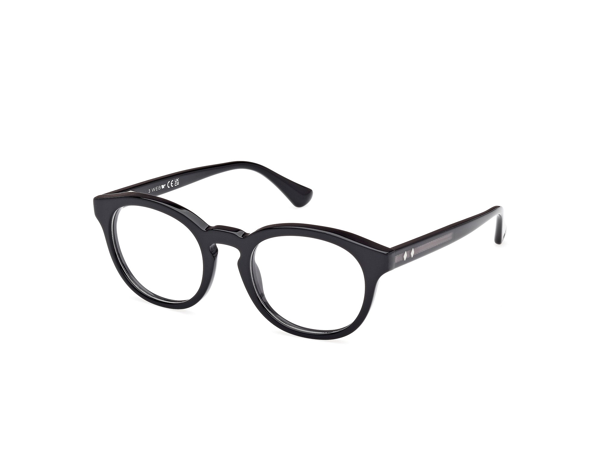 0889214538604 - Unisex WE5443 5 Rahmen von BRILLEN Acetat Schwarz  Rund Normal