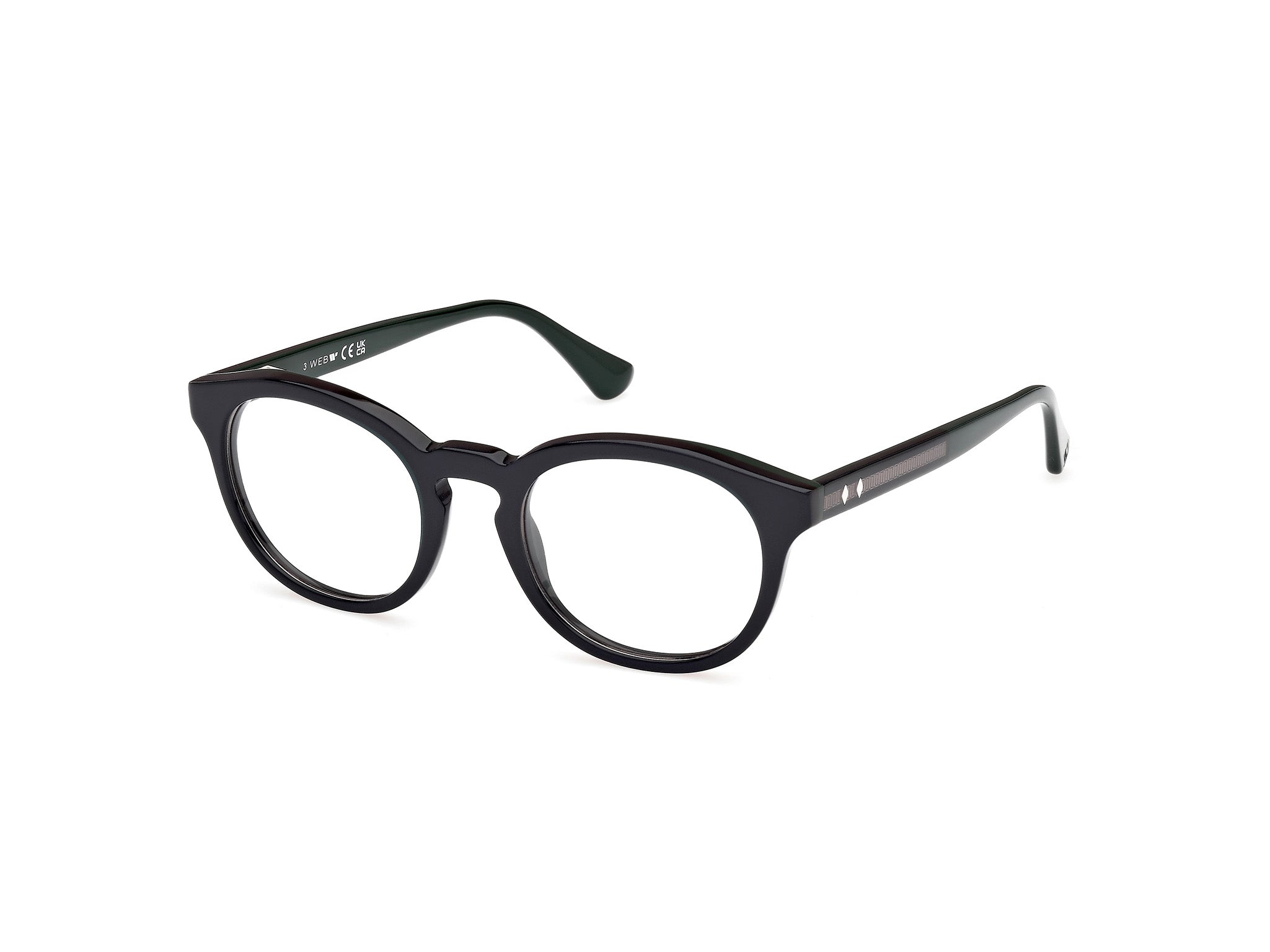 0889214538635 - Unisex WE5443 98 Rahmen von BRILLEN Acetat Grün  Rund Normal