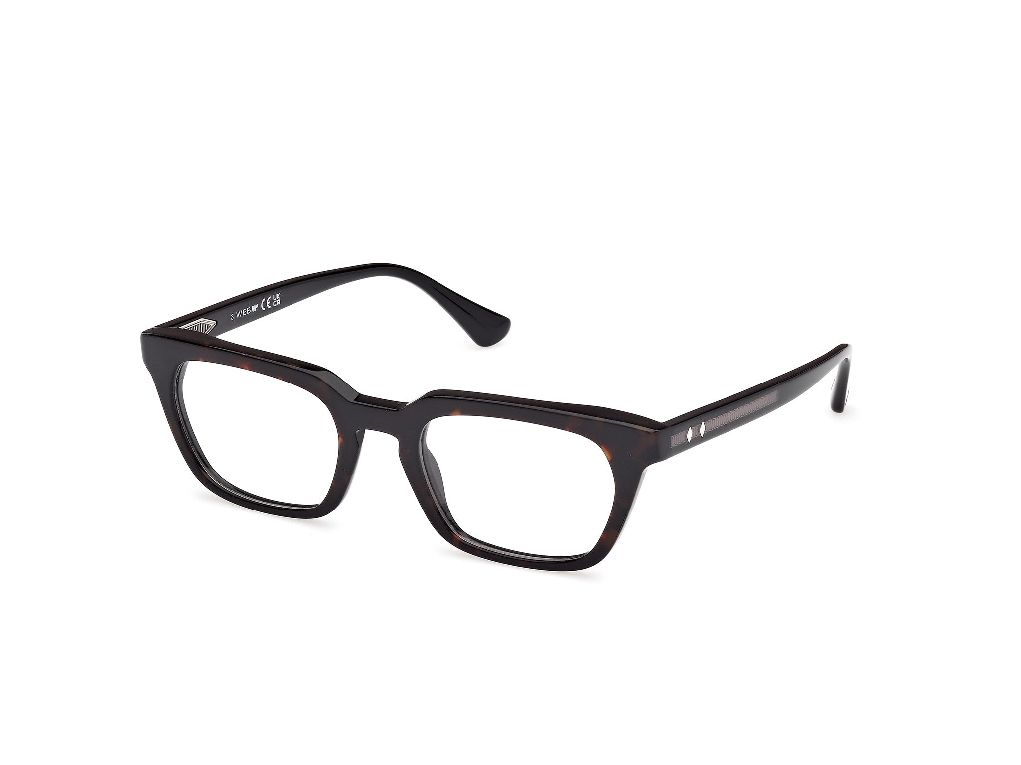 0889214538659 - Herren WE5444 52 Rahmen von BRILLEN Acetat Havanna  Quadratisch Normal