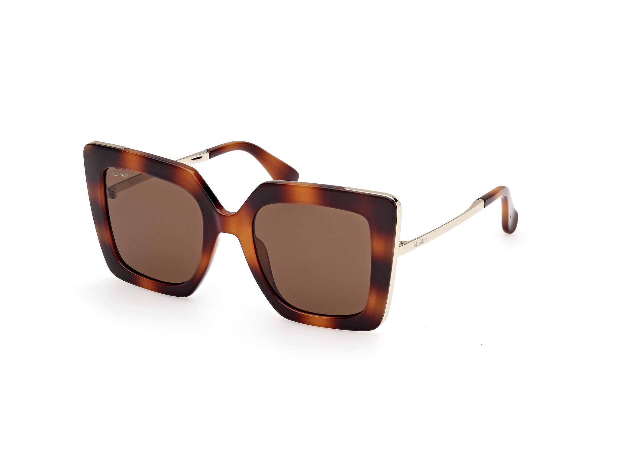 0889214538826 - Damen MM0051 DESIGN4 53E Gläser SONNENBRILLEN Injiziert Havanna Braun Cat Eye Normal