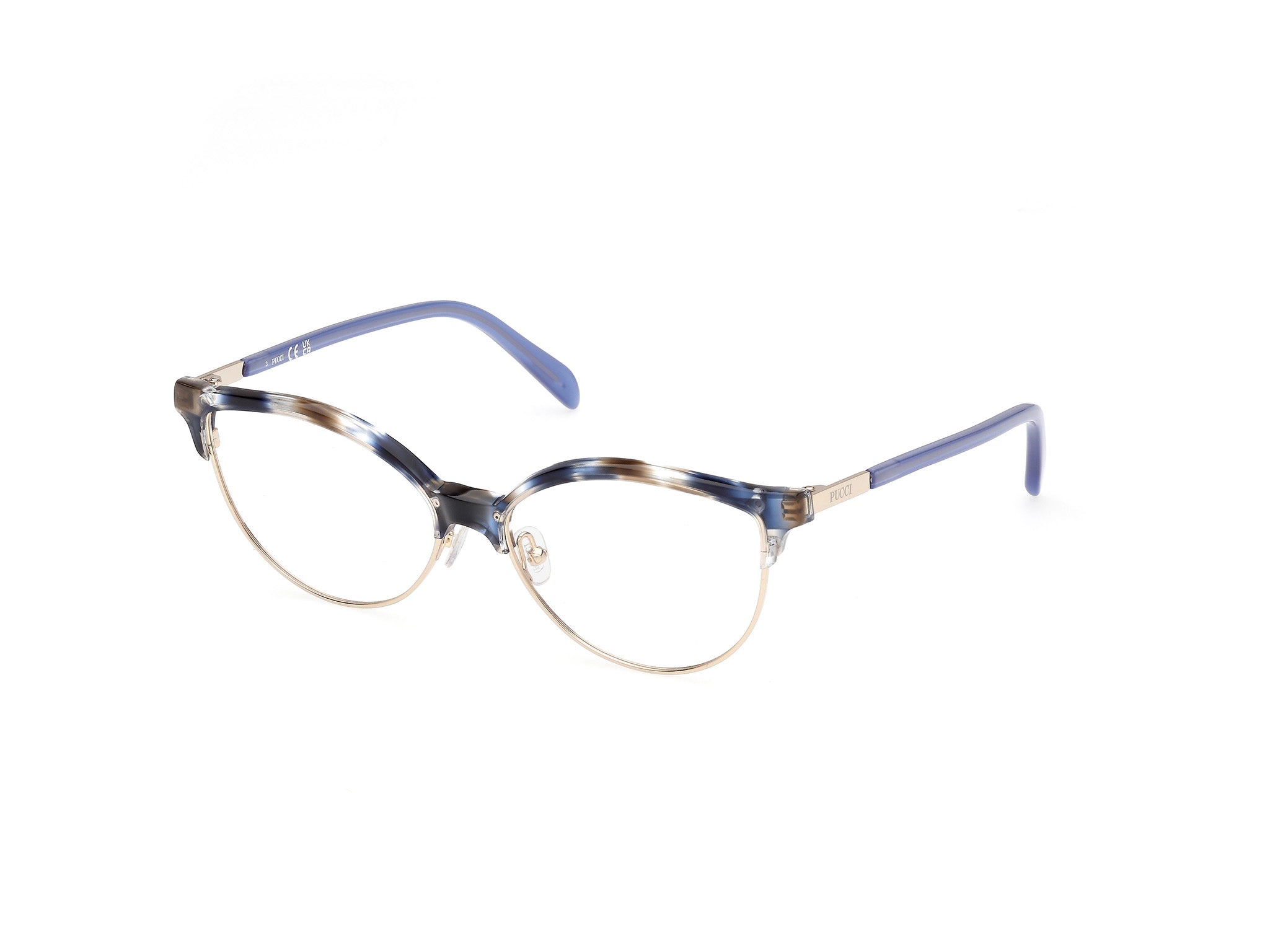 0889214548344 - Emilio Pucci Damen EP5259 055 Rahmen von BRILLEN Acetat Havanna  Rund Normal