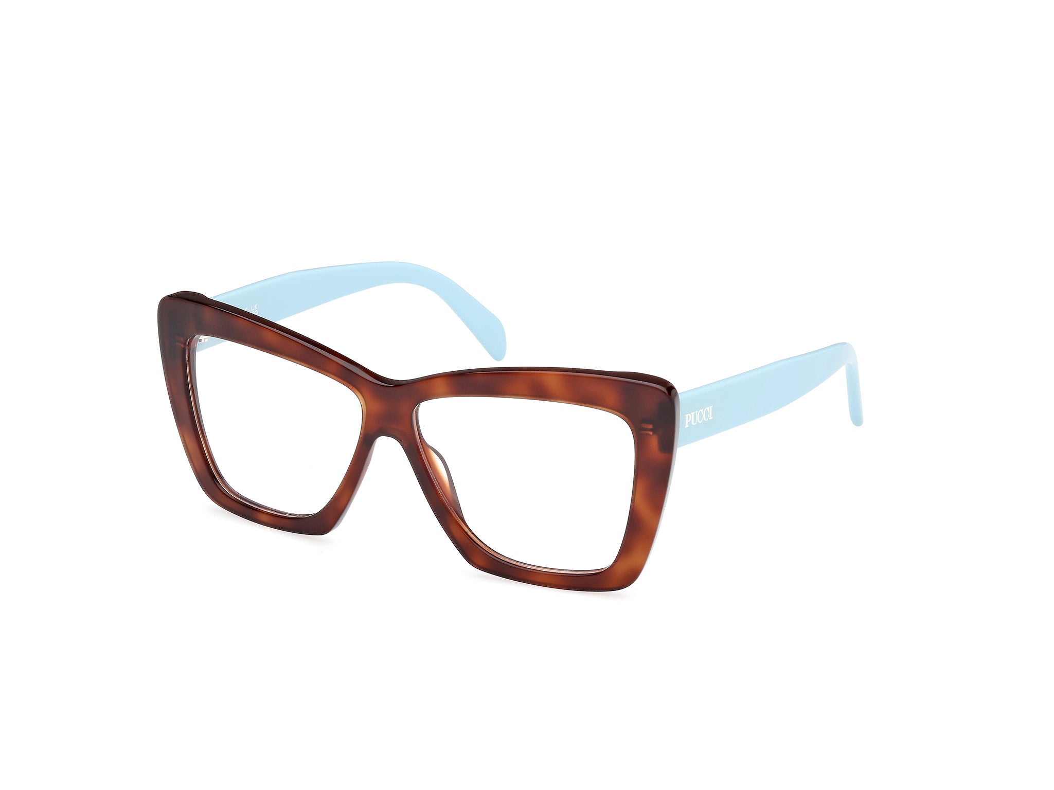 0889214548375 - Emilio Pucci Damen EP5260 053 Rahmen von BRILLEN Acetat Havanna  Schmetterling Normal