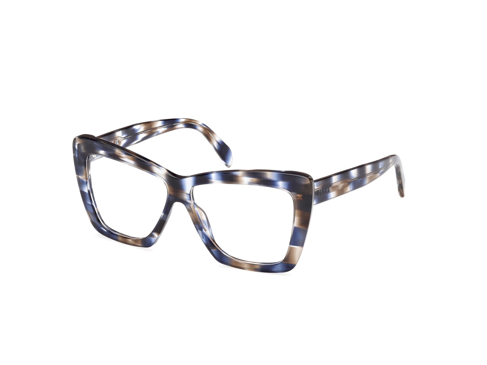 0889214548382 - Emilio Pucci Damen EP5260 055 Rahmen von BRILLEN Acetat Havanna  Schmetterling Normal