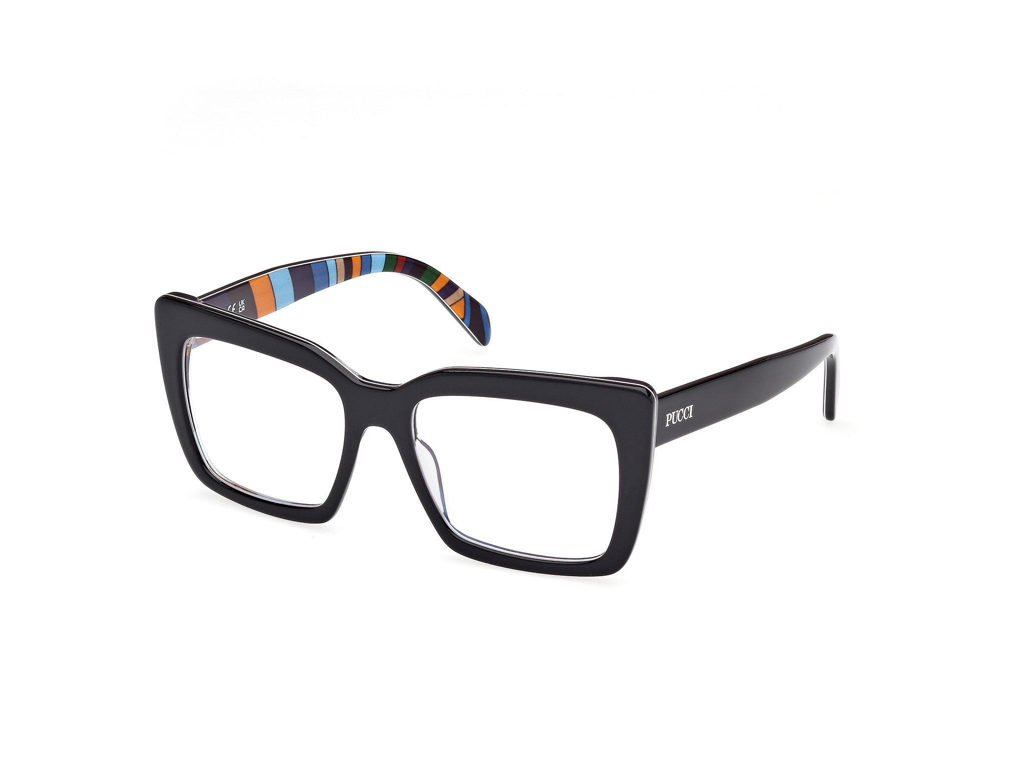 0889214548405 - Emilio Pucci Damen EP5261 005 Rahmen von BRILLEN Acetat Schwarz  Quadratisch Normal