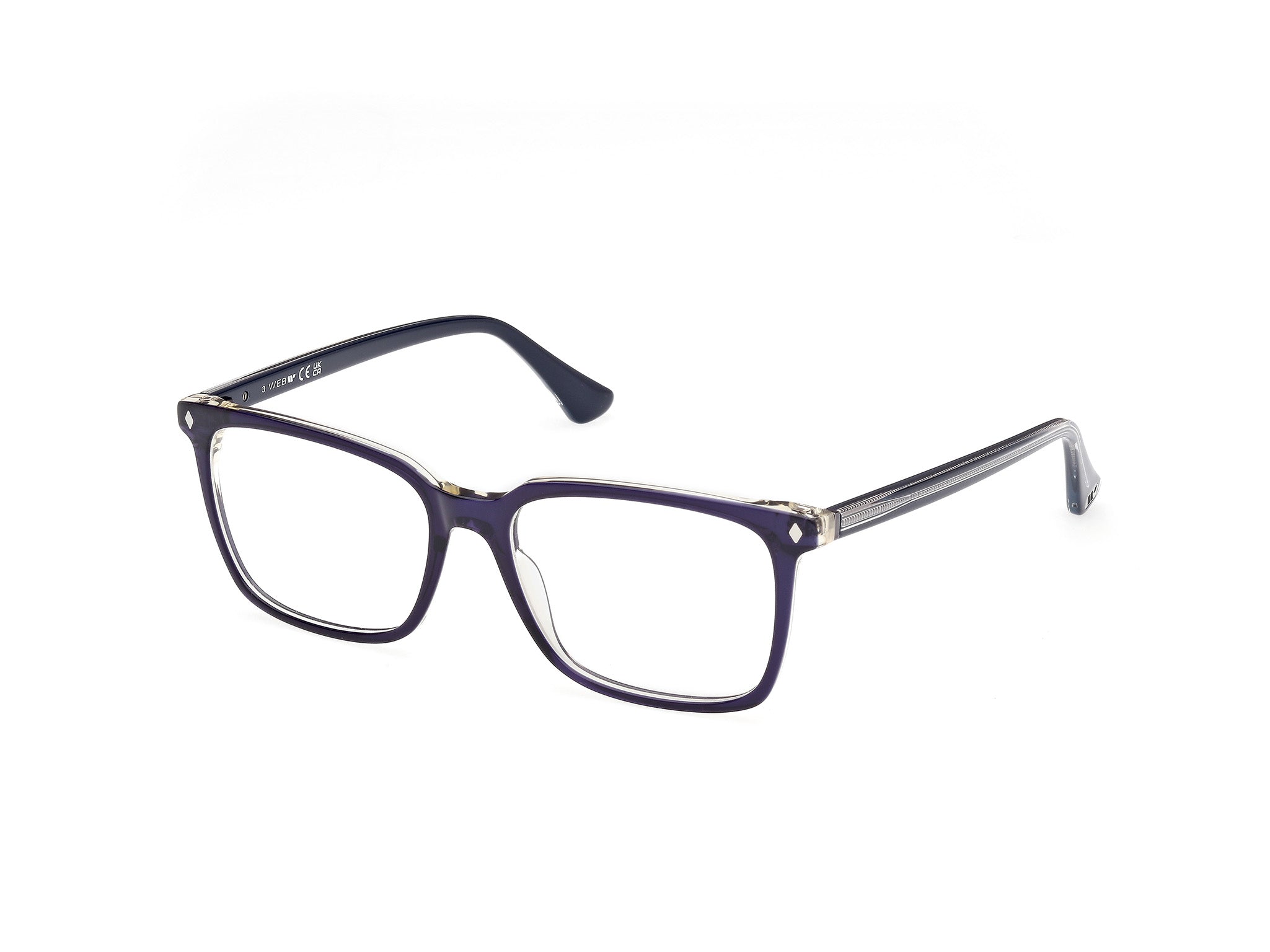 0889214548672 - Herren WE5401 90 Rahmen von BRILLEN Acetat Blau  Quadratisch Normal