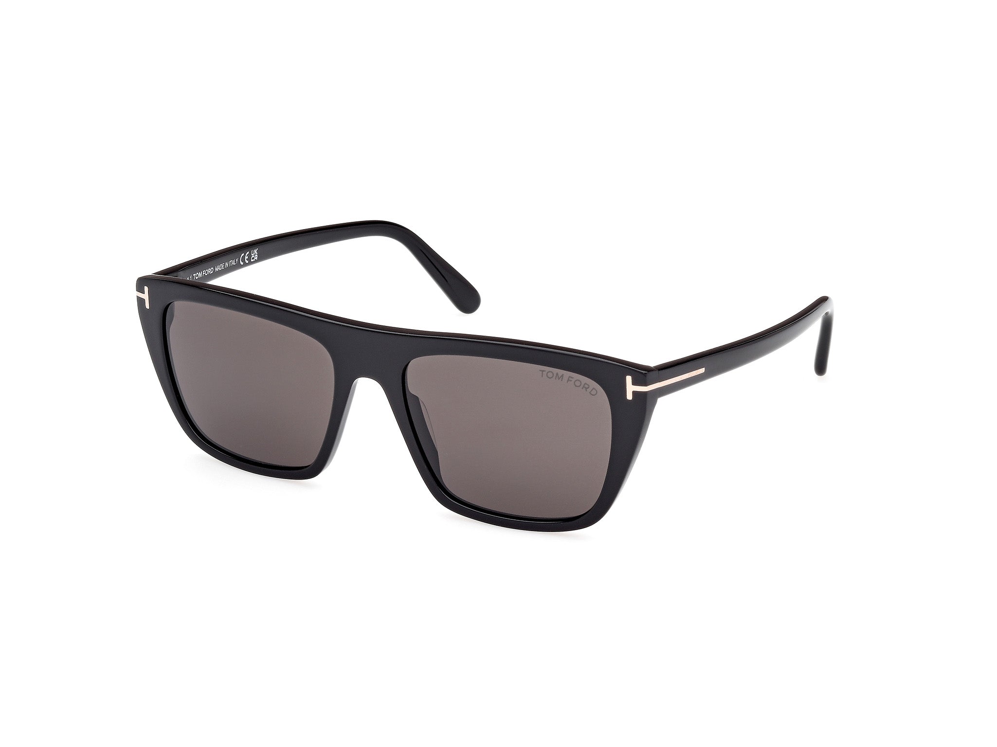 0889214548849 - TOM FORD Herren FT1175 ASLAN 01A Gläser SONNENBRILLEN Acetat Schwarz Rauch Quadratisch Normal