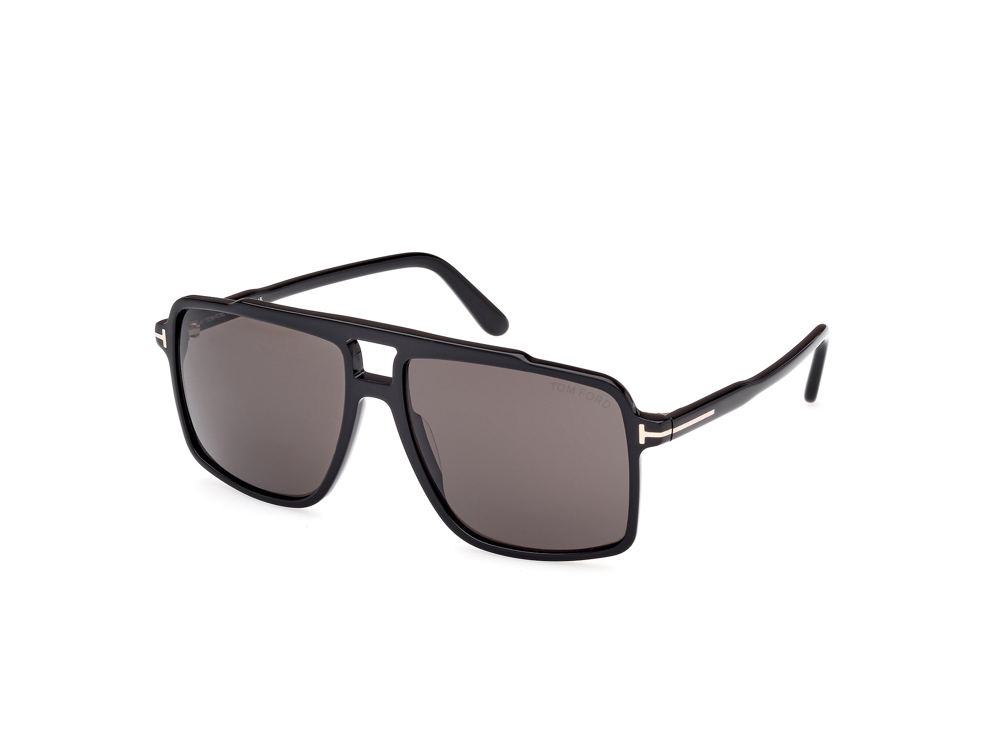 0889214548924 - TOM FORD Herren FT1177 KEMP 01A Gläser SONNENBRILLEN Acetat Schwarz Rauch Quadratisch Normal