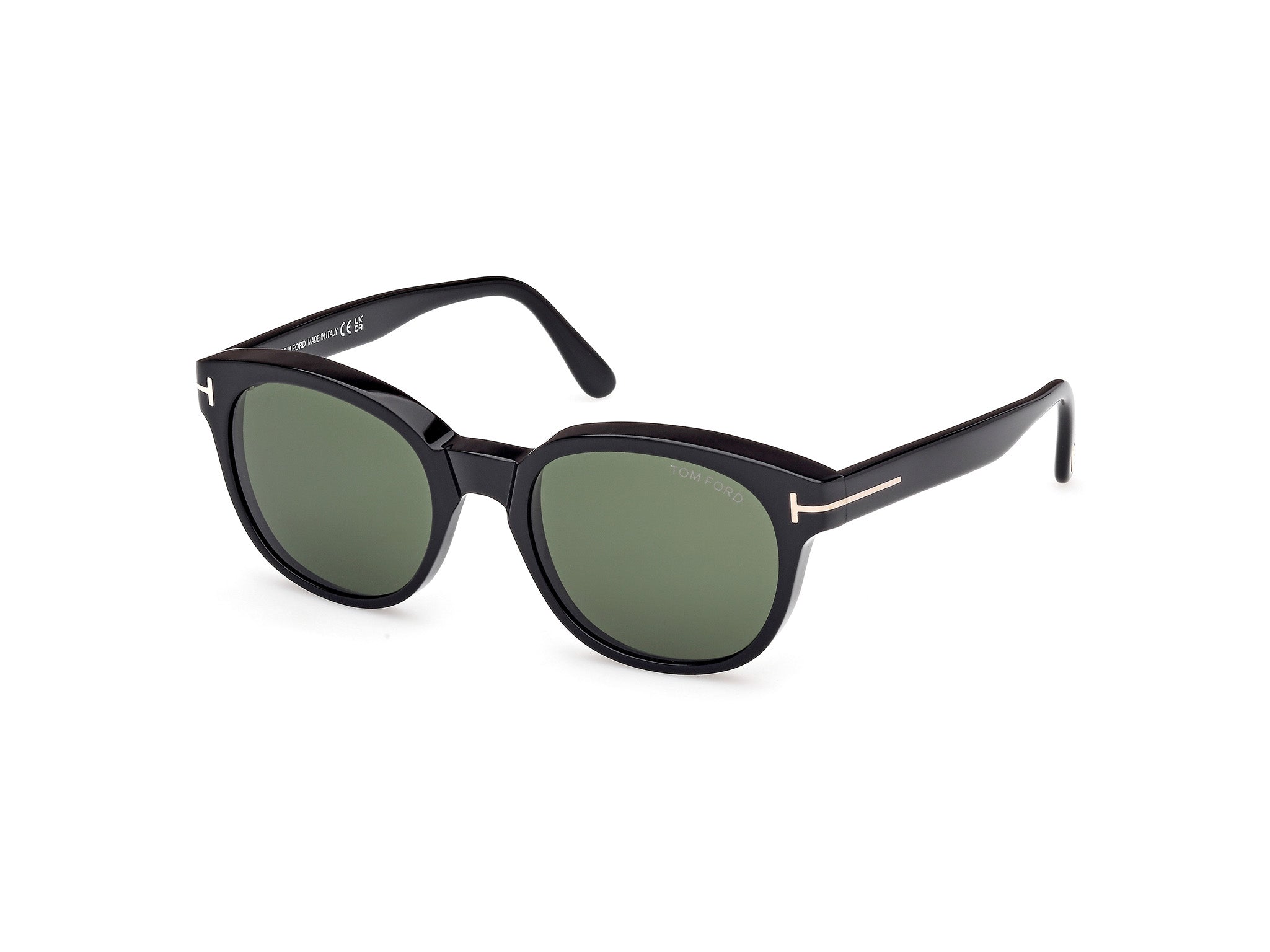 0889214549037 - TOM FORD Herren FT1180 MERT 01N Gläser SONNENBRILLEN Acetat Schwarz Grün Rund Normal 0889214549037 - TOM FORD Herren FT1180 MERT 01N Gläser SONNENBRILLEN Acetat Schwarz Grün Rund Normal