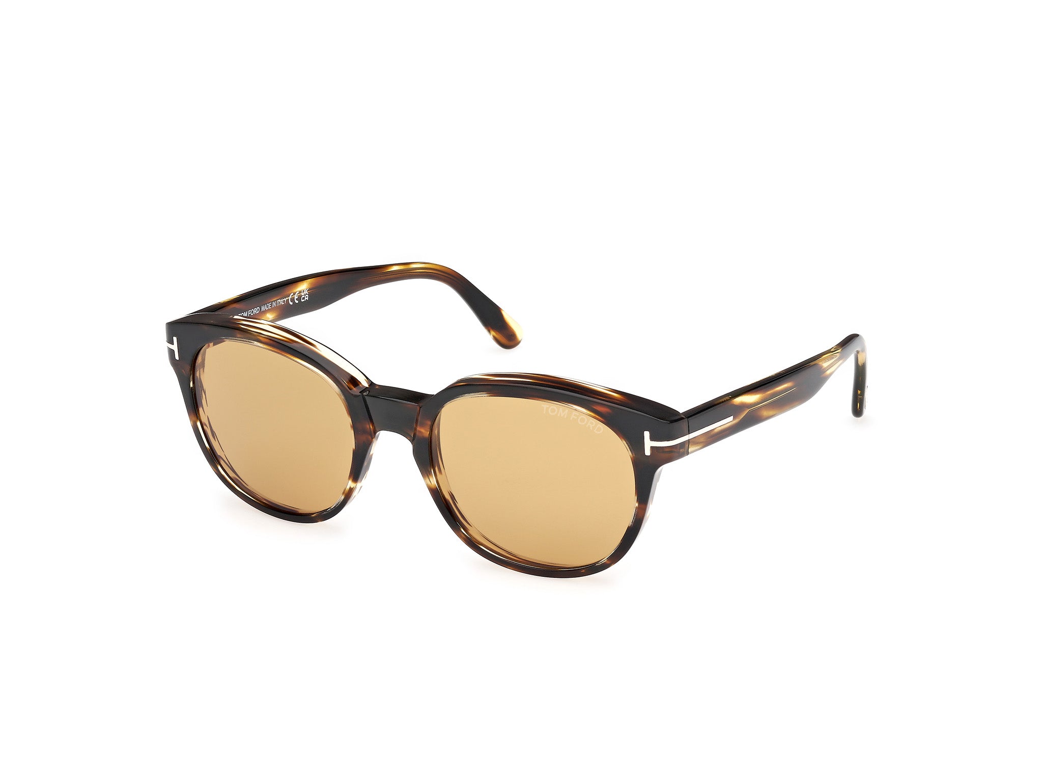 0889214549051 - TOM FORD Herren FT1180 MERT 52E Gläser SONNENBRILLEN Acetat   Rund Normal