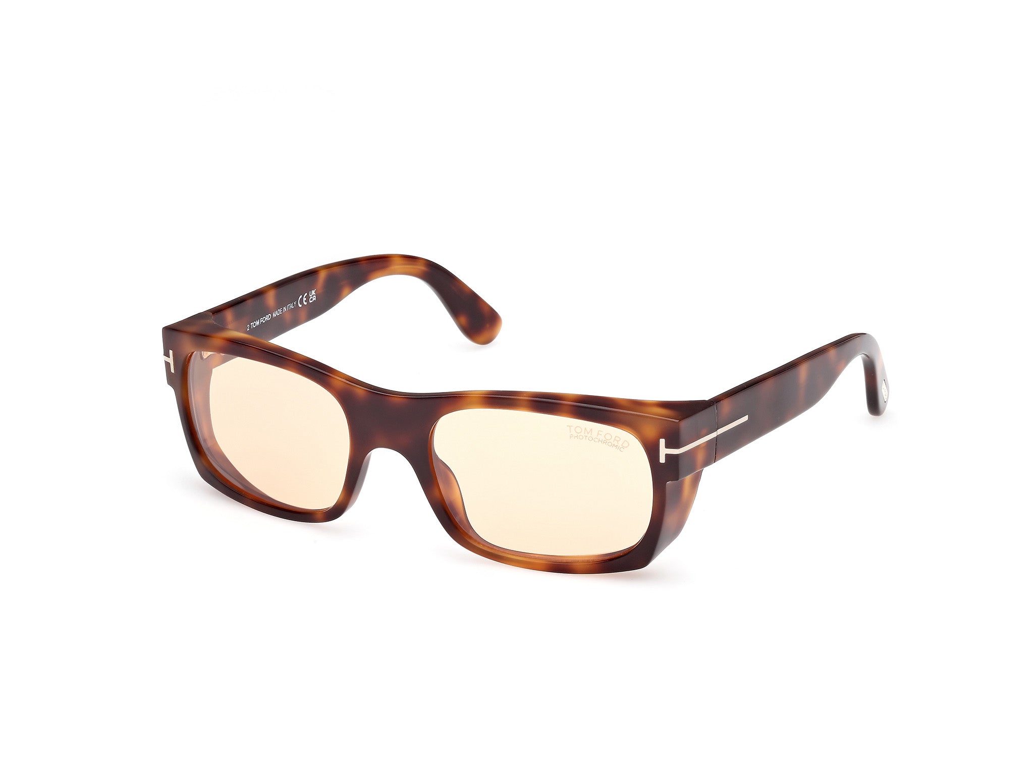 0889214549075 - TOM FORD Herren FT1181 JUAN 53E Gläser SONNENBRILLEN Acetat Havanna Braun Quadratisch Photochromatisch