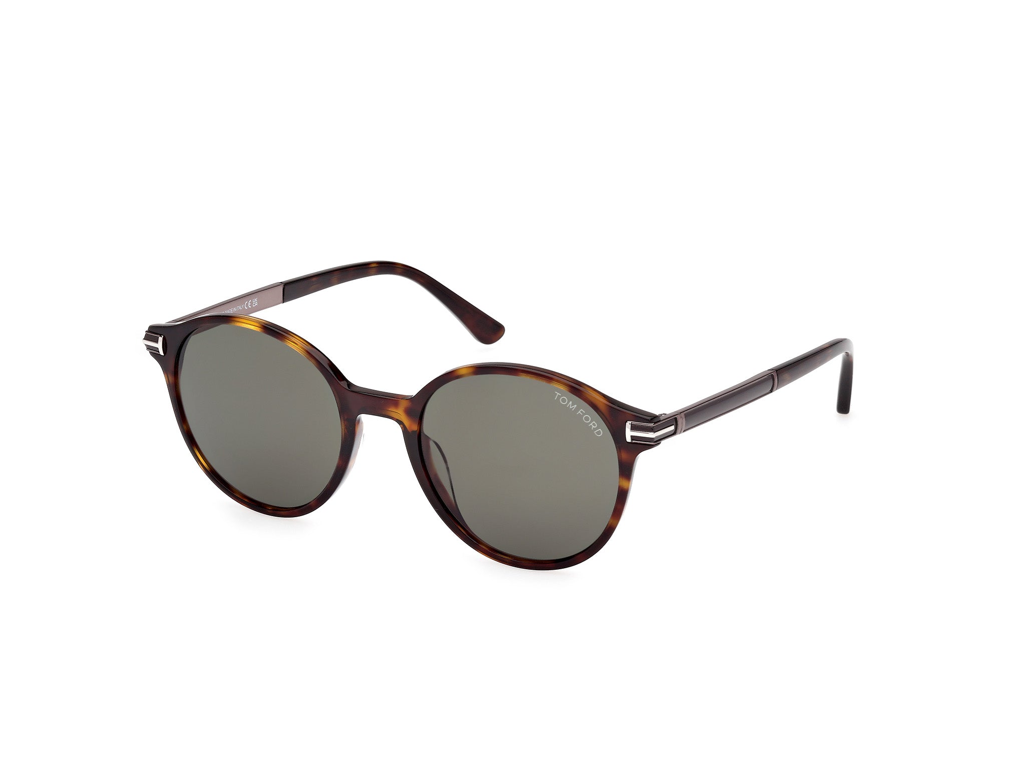 0889214549143 - TOM FORD Herren FT1184 ARAKI 52N Gläser SONNENBRILLEN Acetat   Rund Normal