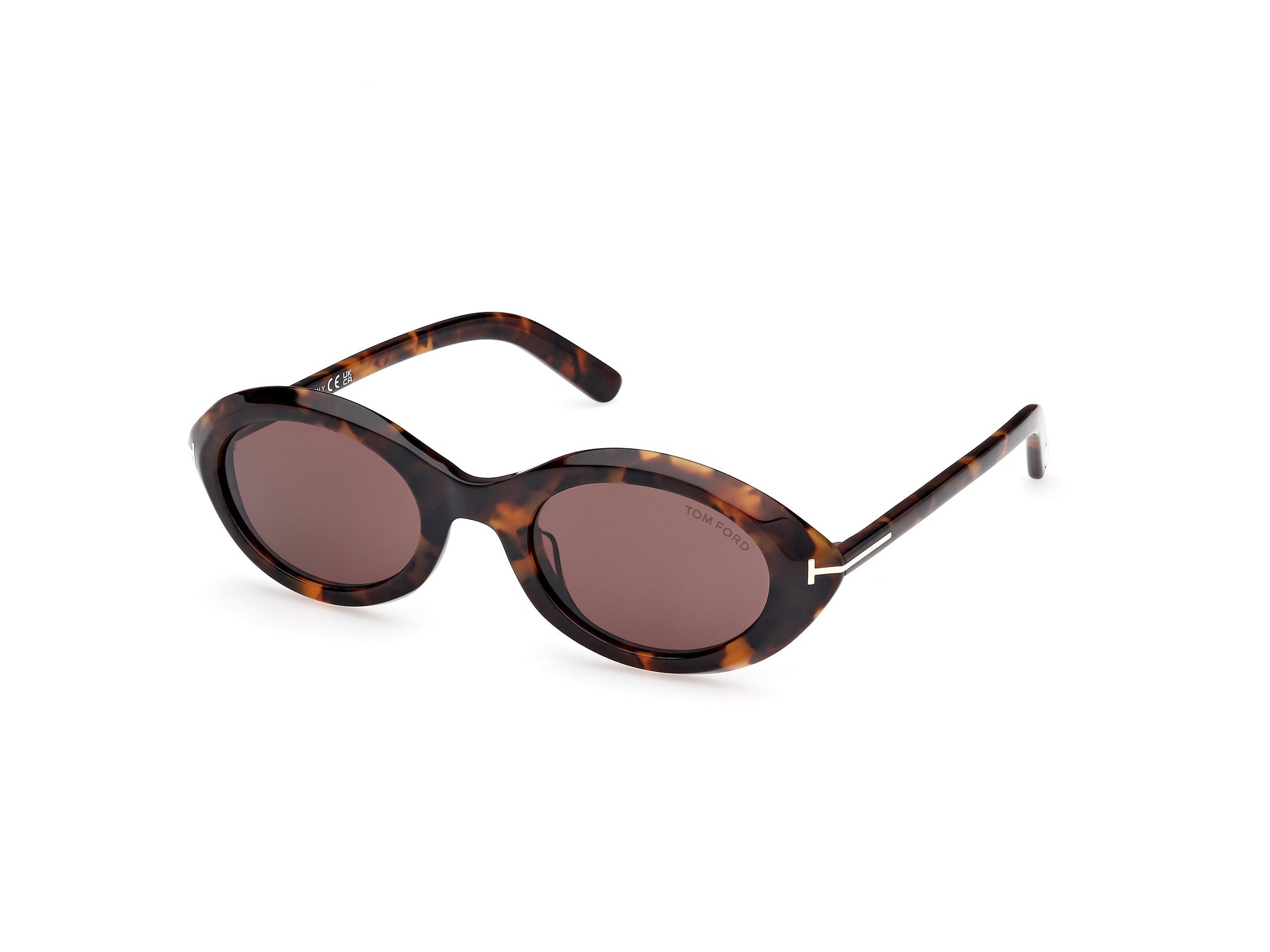 0889214549198 - TOM FORD Damen FT1186 CARMEN 52E Gläser SONNENBRILLEN Acetat   Rund Normal