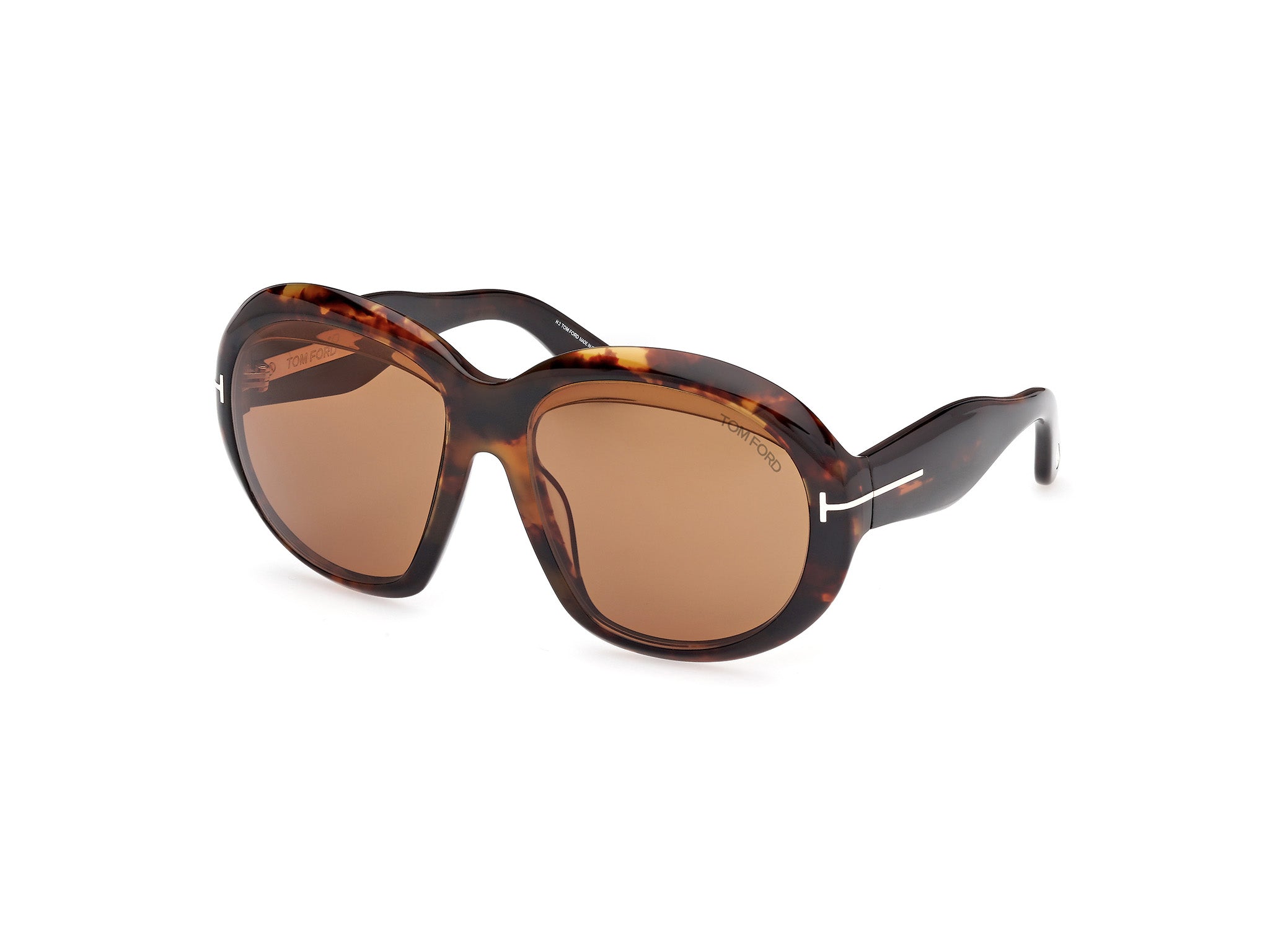 0889214549457 - TOM FORD Damen FT1193 ANGELLICA 52E Gläser SONNENBRILLEN Acetat   Rund Normal