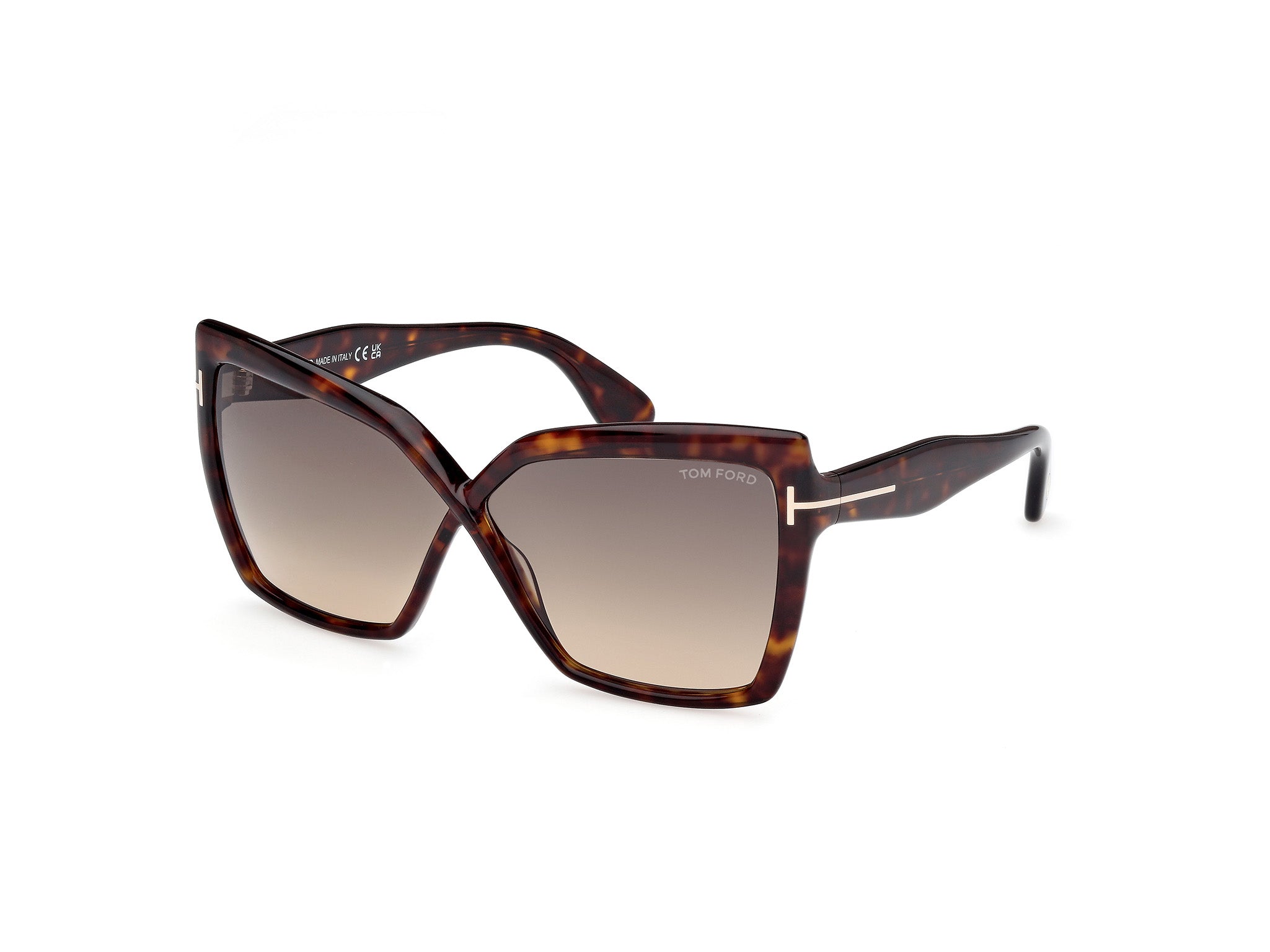 0889214549495 - TOM FORD Damen FT1195 FIORE 52B Gläser SONNENBRILLEN Acetat   Schmetterling Normal