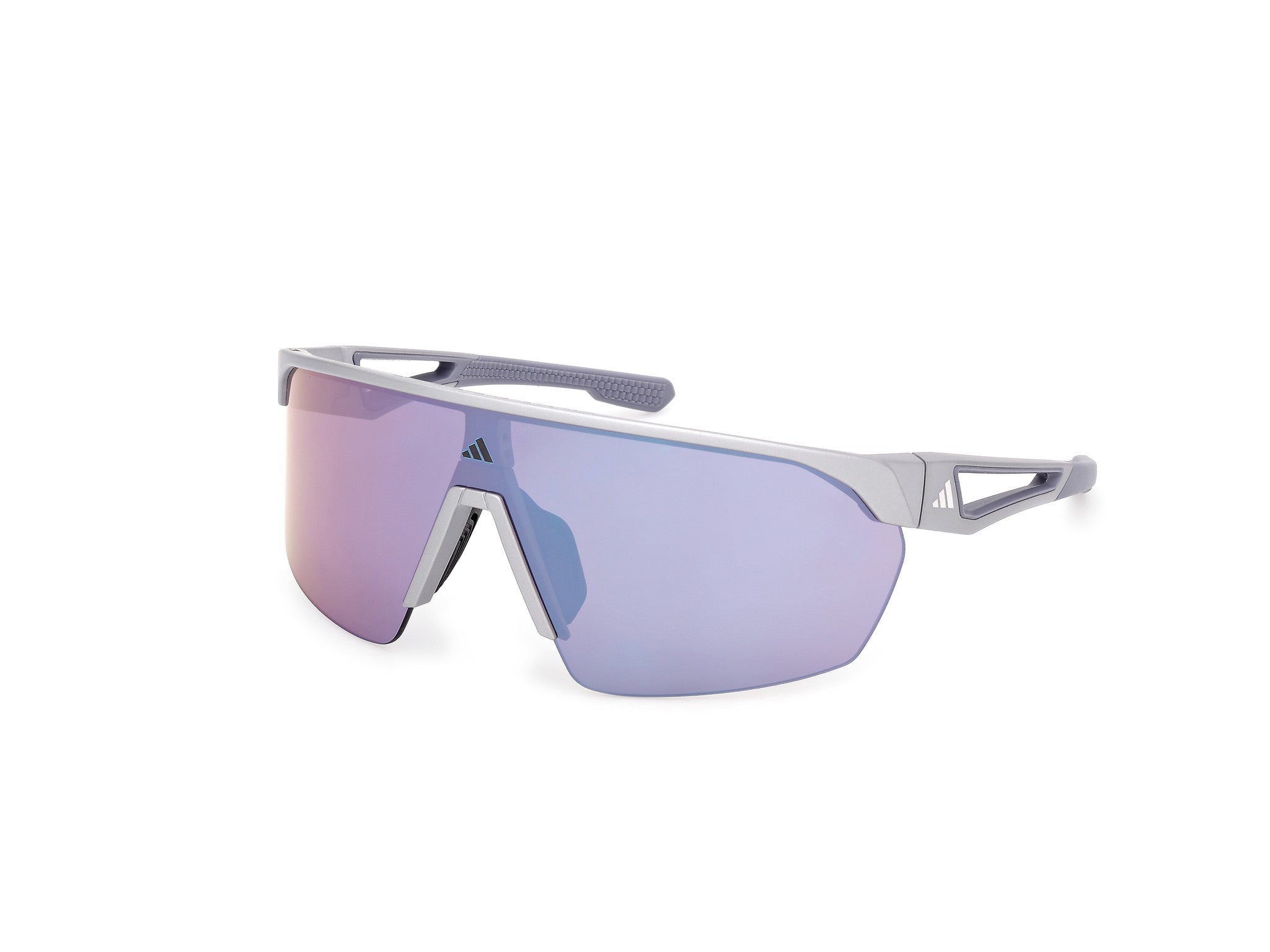 0889214550361 - Unisex SP0103 ADIDAS ANEMO 20Z Gläser SONNENBRILLEN Injiziert Grau Violett Maske Normal