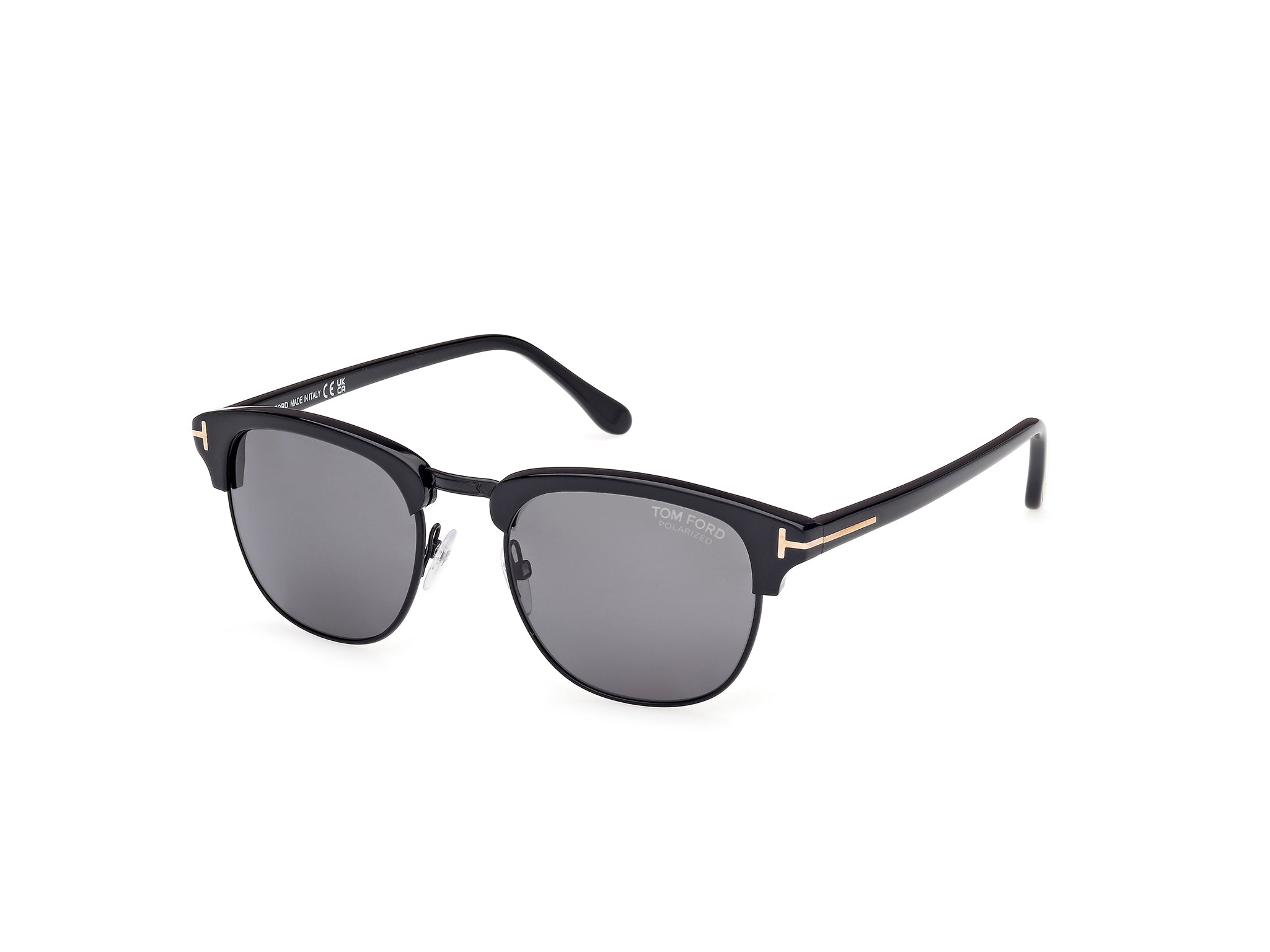 0889214551603 - TOM FORD Herren FT0248 HENRY 01D Gläser SONNENBRILLEN Acetat Schwarz Rauch Quadratisch Polarisiert