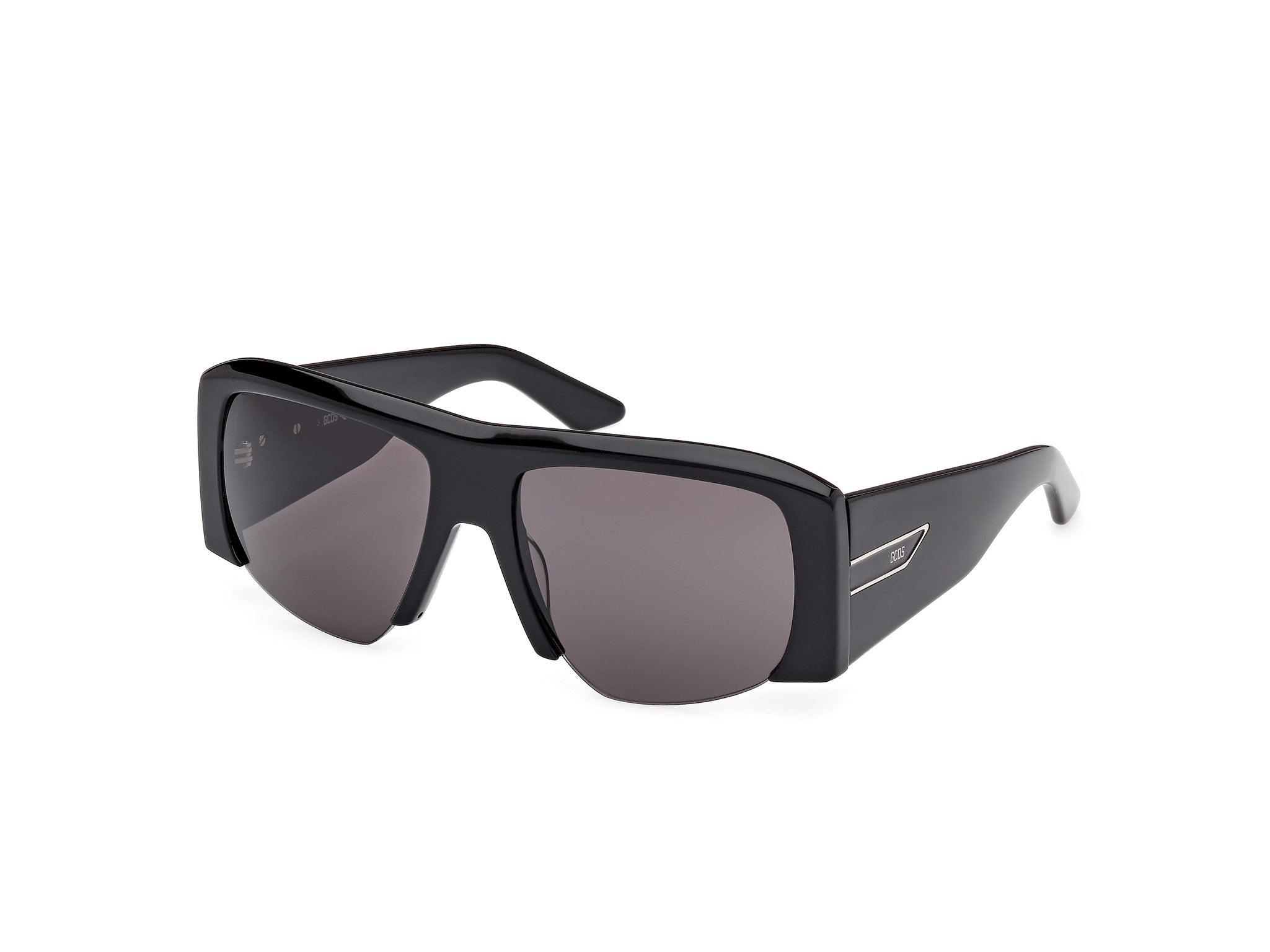 0889214552136 - Unisex GD0054 01A Gläser SONNENBRILLEN Acetat Schwarz Rauch Geometrisch Normal