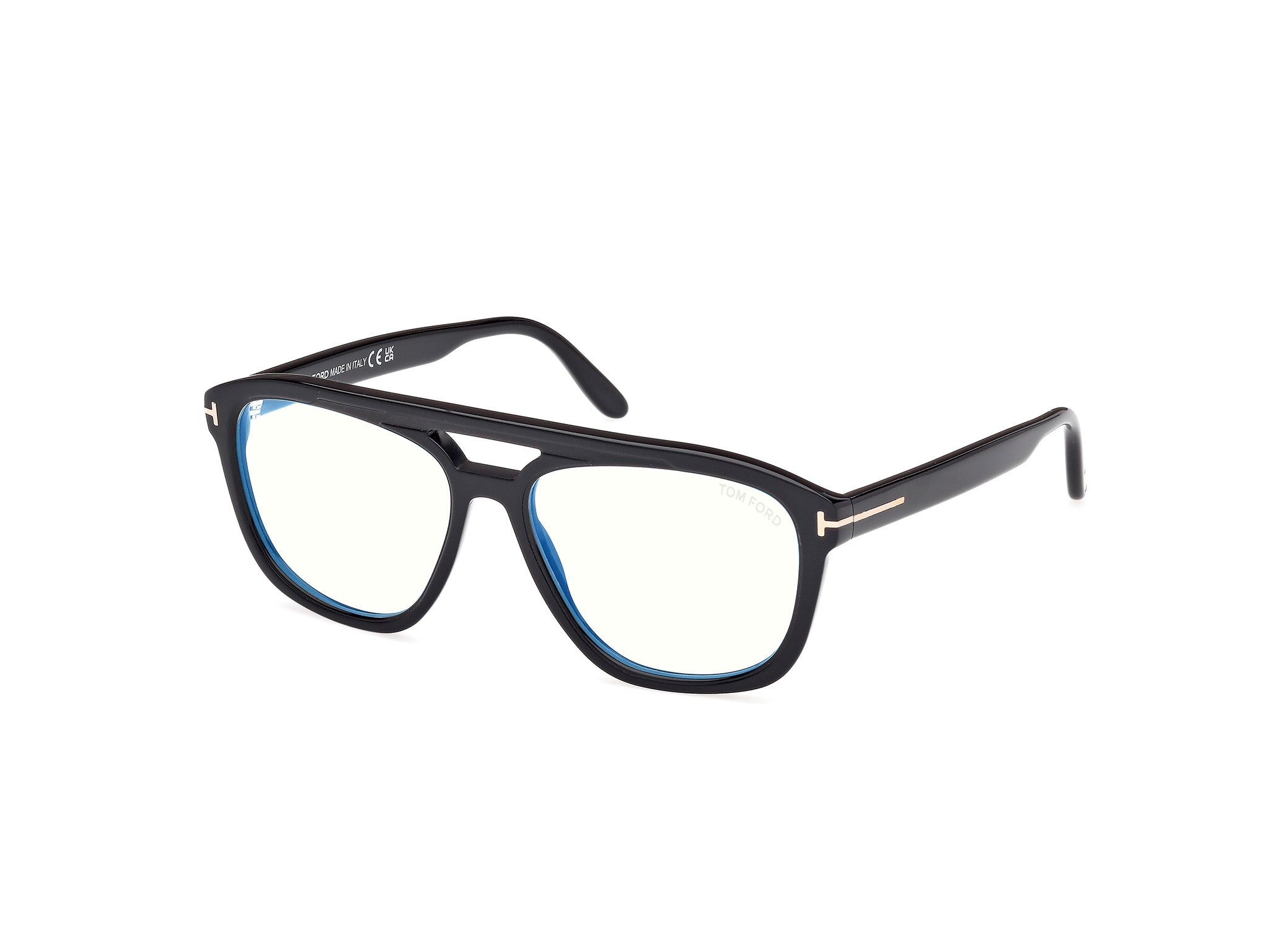 0889214552495 - TOM FORD Herren FT6024-B 1 Rahmen von BRILLEN Acetat Schwarz  Quadratisch Normal