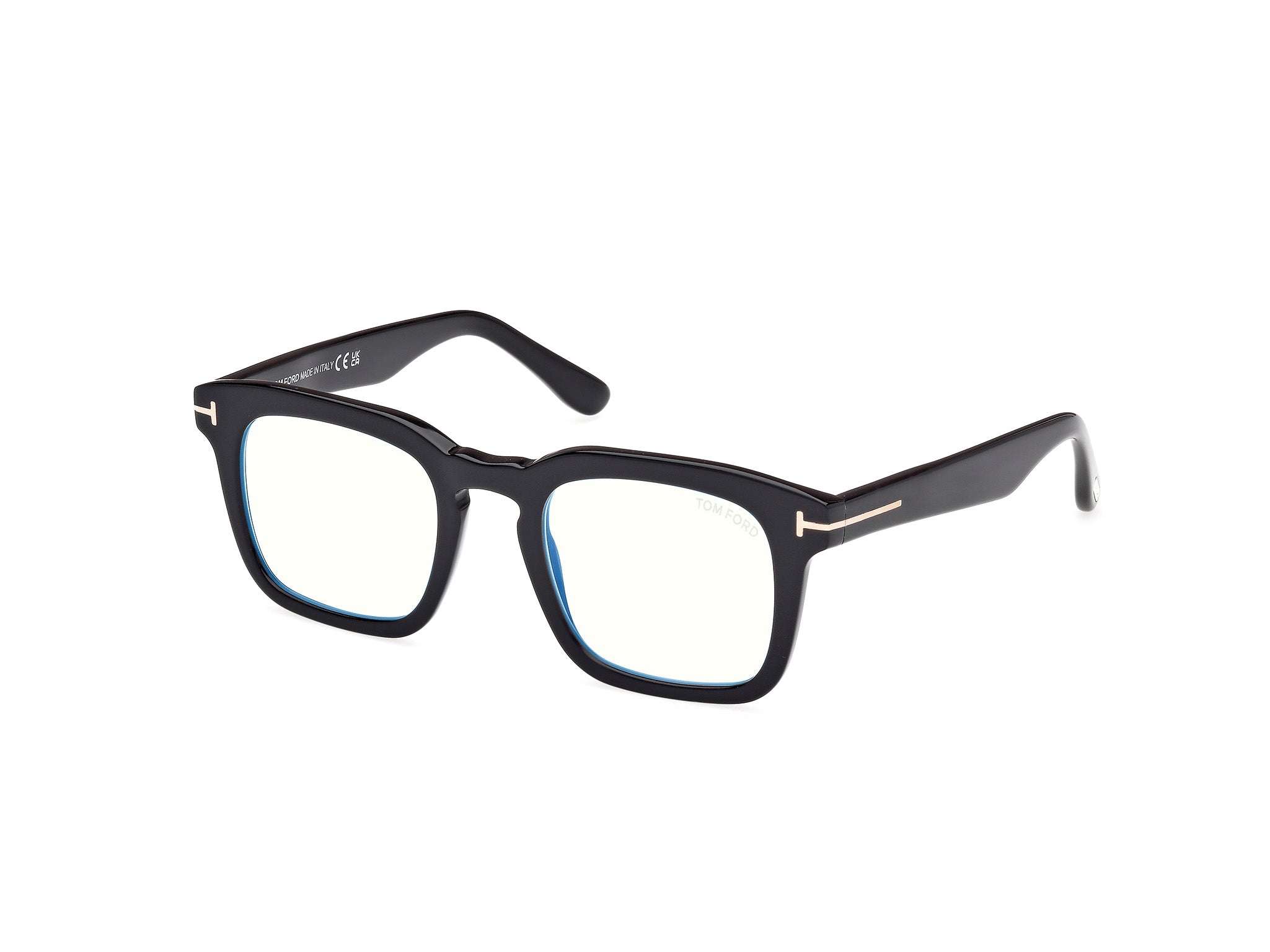 0889214552525 - TOM FORD Herren FT6025-B 1 Rahmen von BRILLEN Acetat Schwarz  Quadratisch Normal