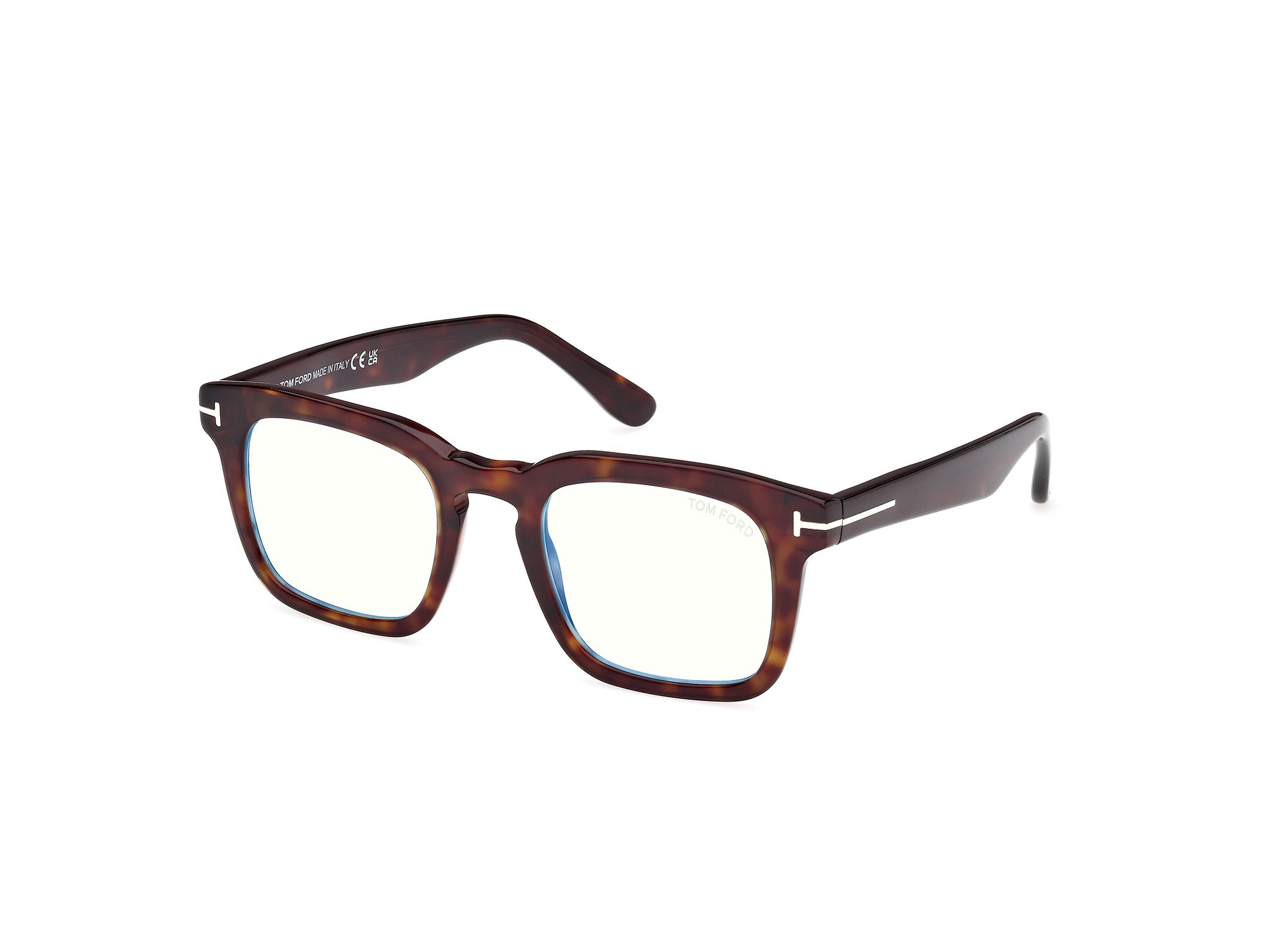 0889214552532 - TOM FORD Herren FT6025-B 52 Rahmen von BRILLEN Acetat Havanna  Quadratisch Normal