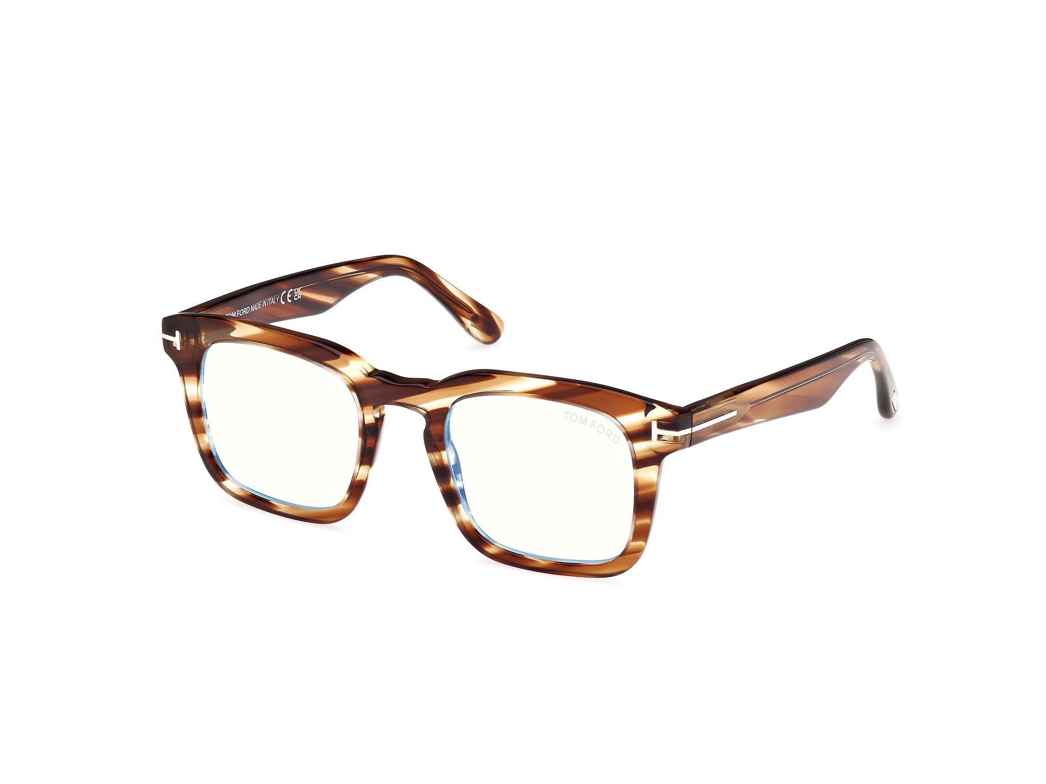 0889214552549 - TOM FORD Herren FT6025-B 53 Rahmen von BRILLEN Acetat Havanna  Quadratisch Normal