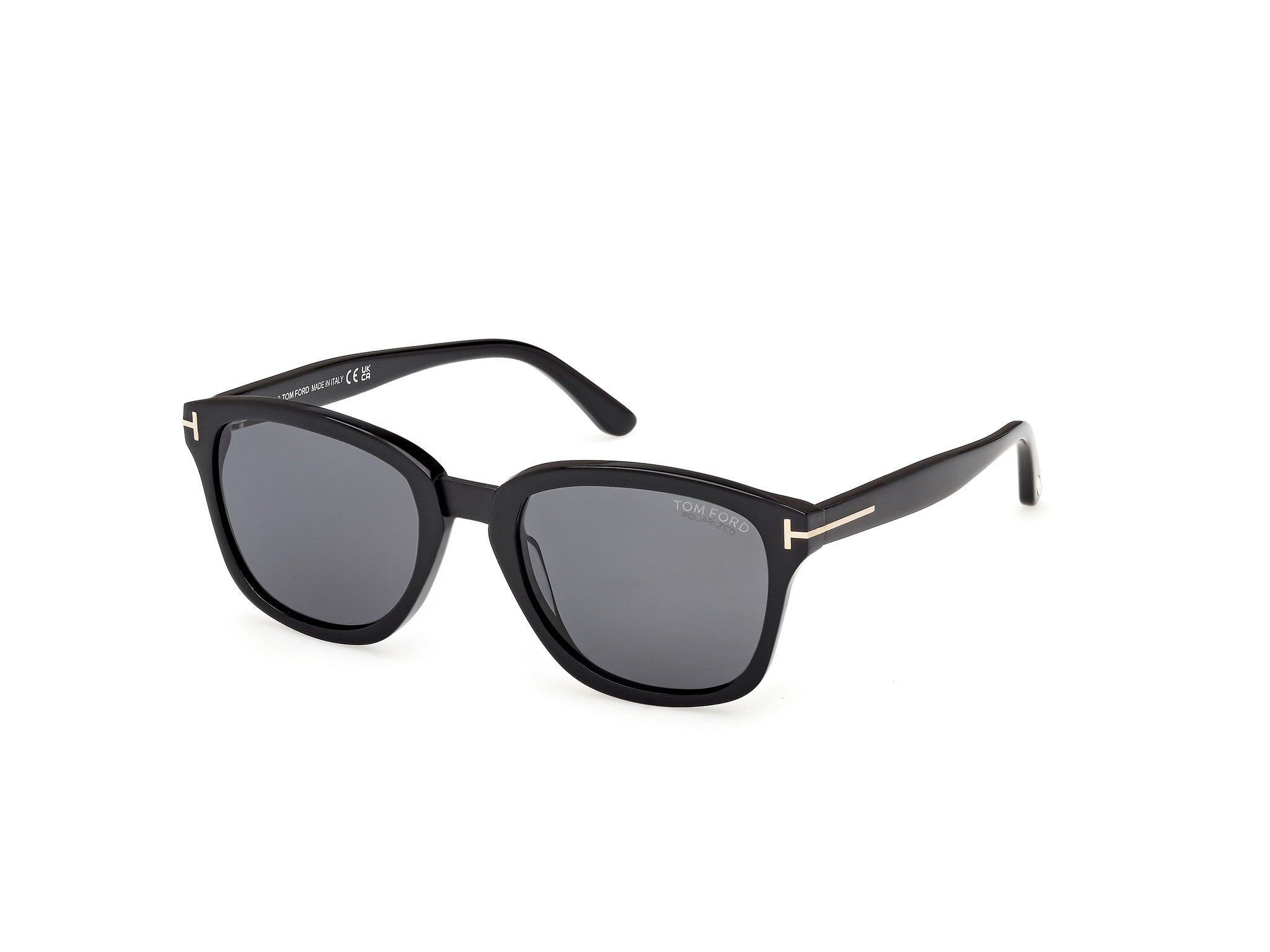 0889214558671 - TOM FORD Herren TOM FORD FT1213 GRAYDON 01D Sonnenbrillen Acetat Schwarz Rauch Quadratisch Polarisiert