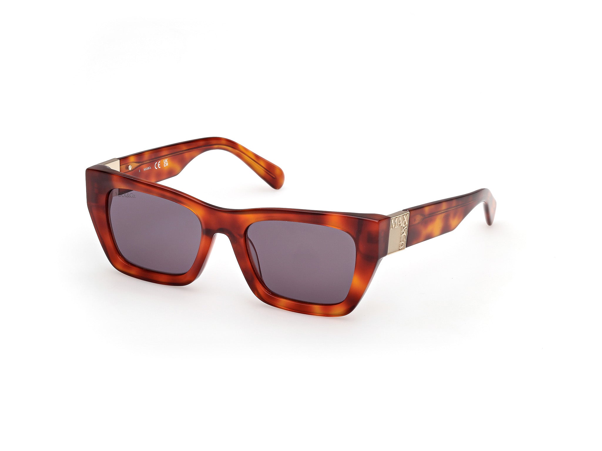 0889214560377 - Damen MO0124 53A Gläser SONNENBRILLEN Acetat   Cat Eye Normal