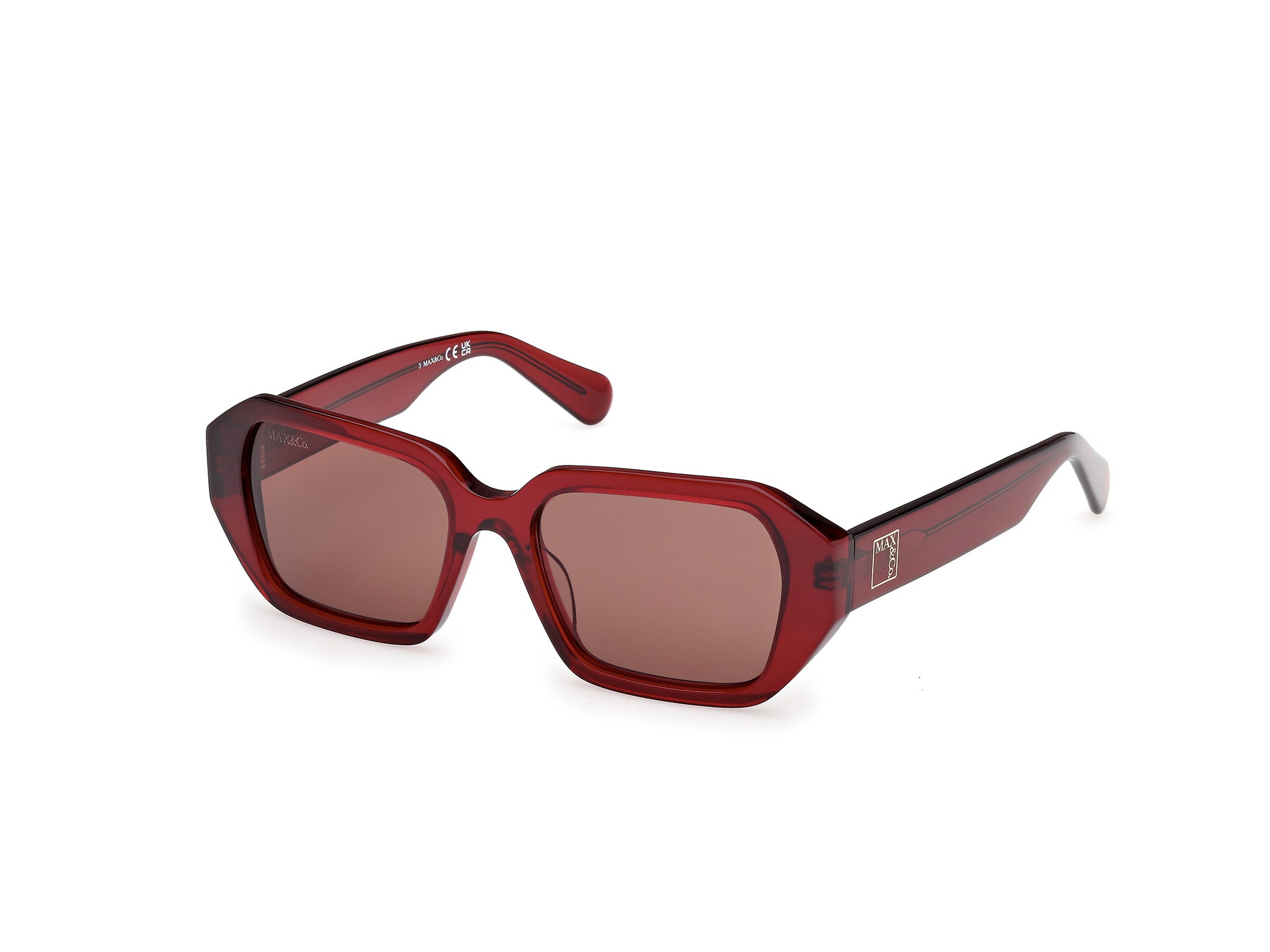 0889214560476 - Damen MO0126 66E Gläser SONNENBRILLEN Acetat   Geometrisch Normal
