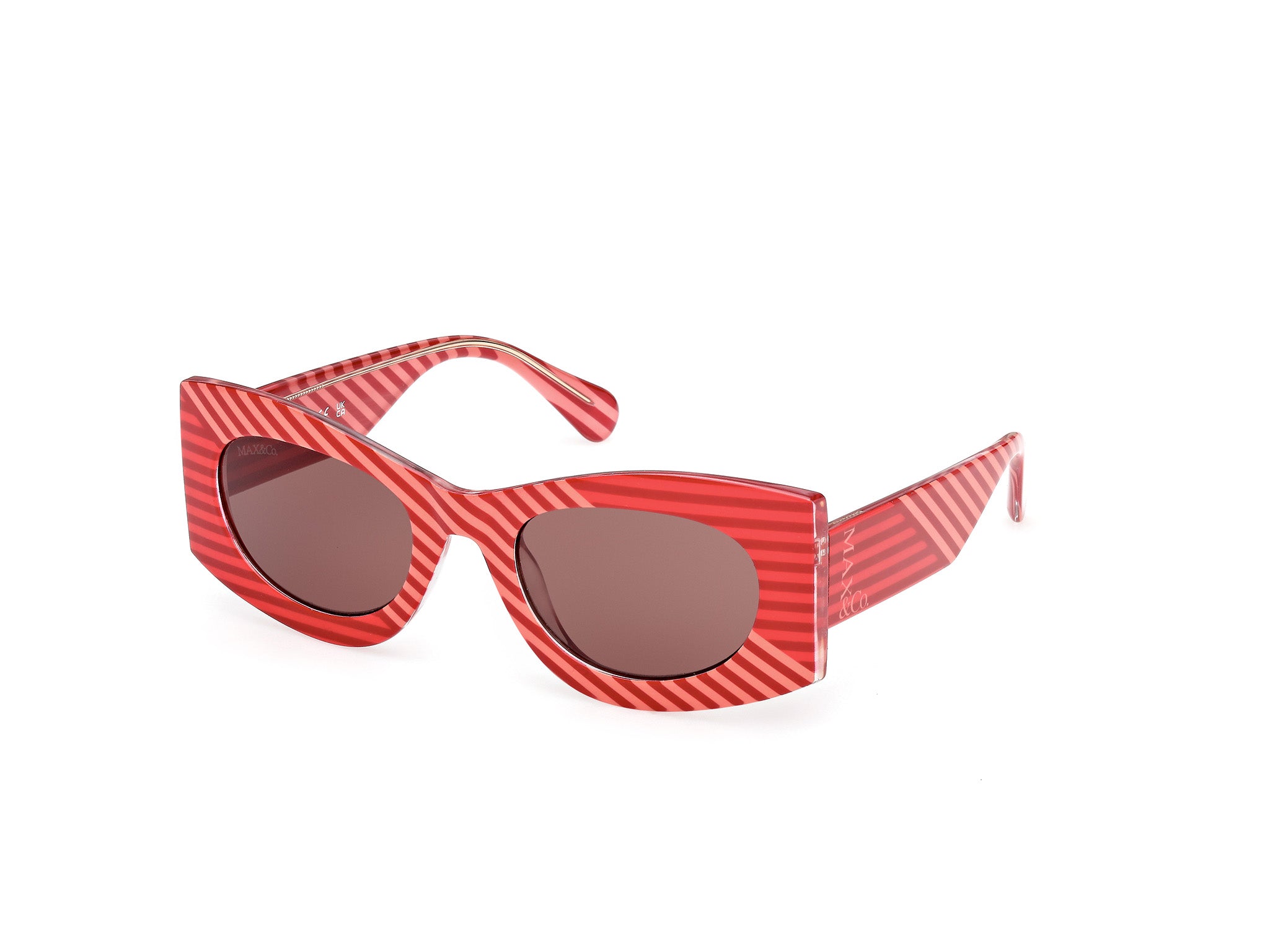 0889214560766 - Damen MO0131 68E Gläser SONNENBRILLEN Injiziert   Geometrisch Normal