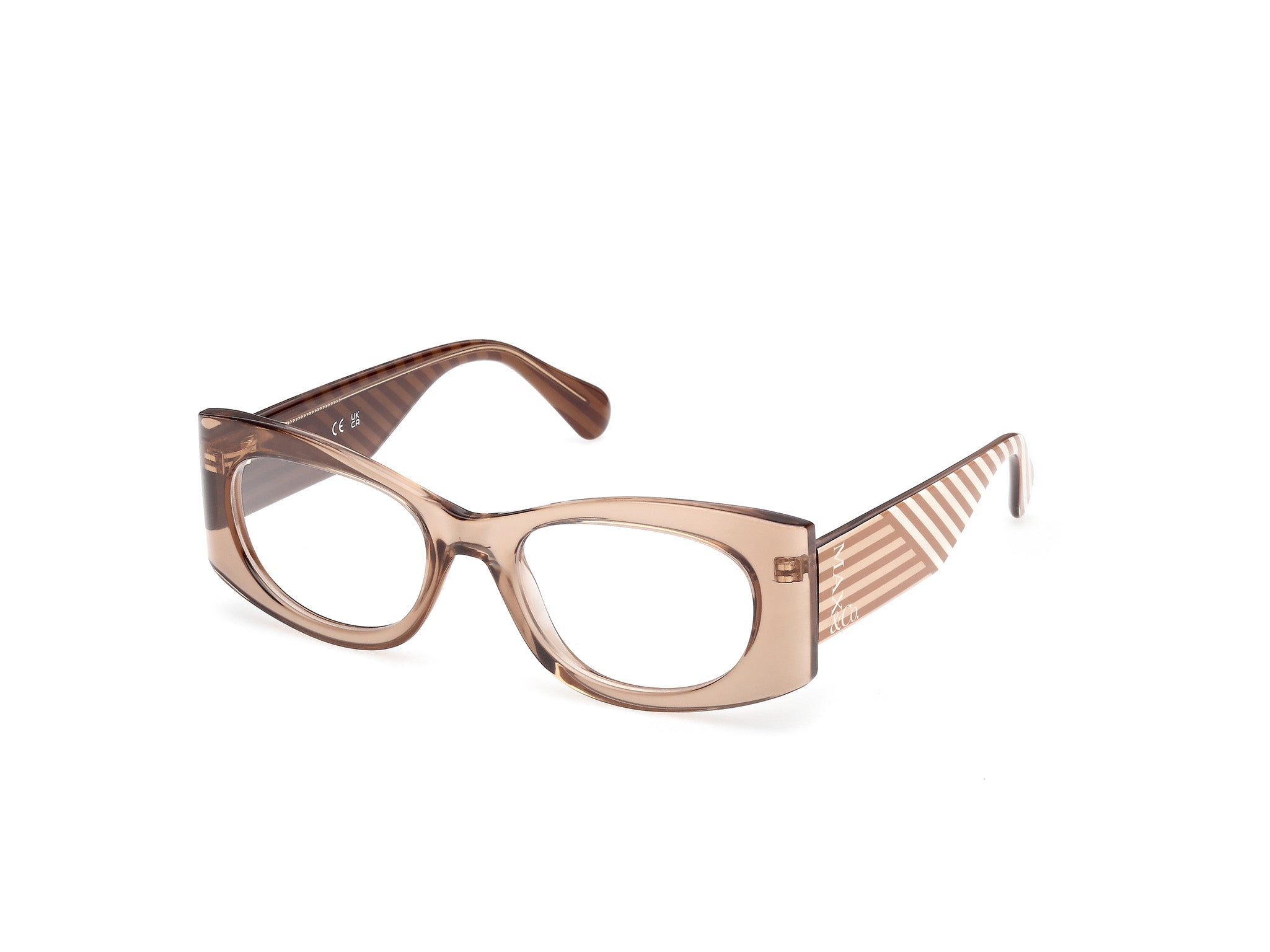 0889214562548 - Damen MO5184 057 Rahmen von BRILLEN Injiziert Beige  Geometrisch Normal