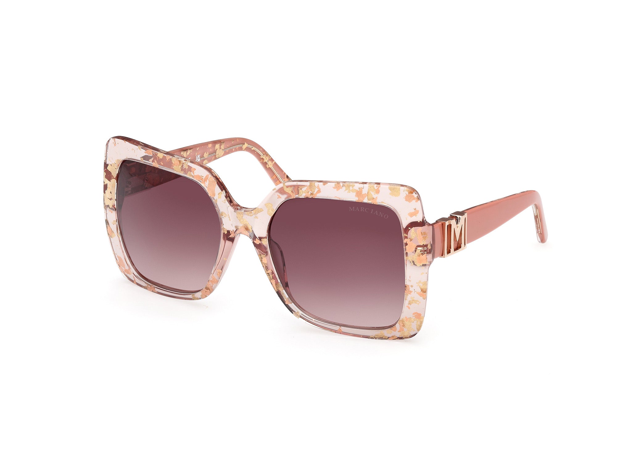 0889214565211 - Damen GM00019 74F Gläser SONNENBRILLEN Acetat Rosa Braun Schmetterling Normal