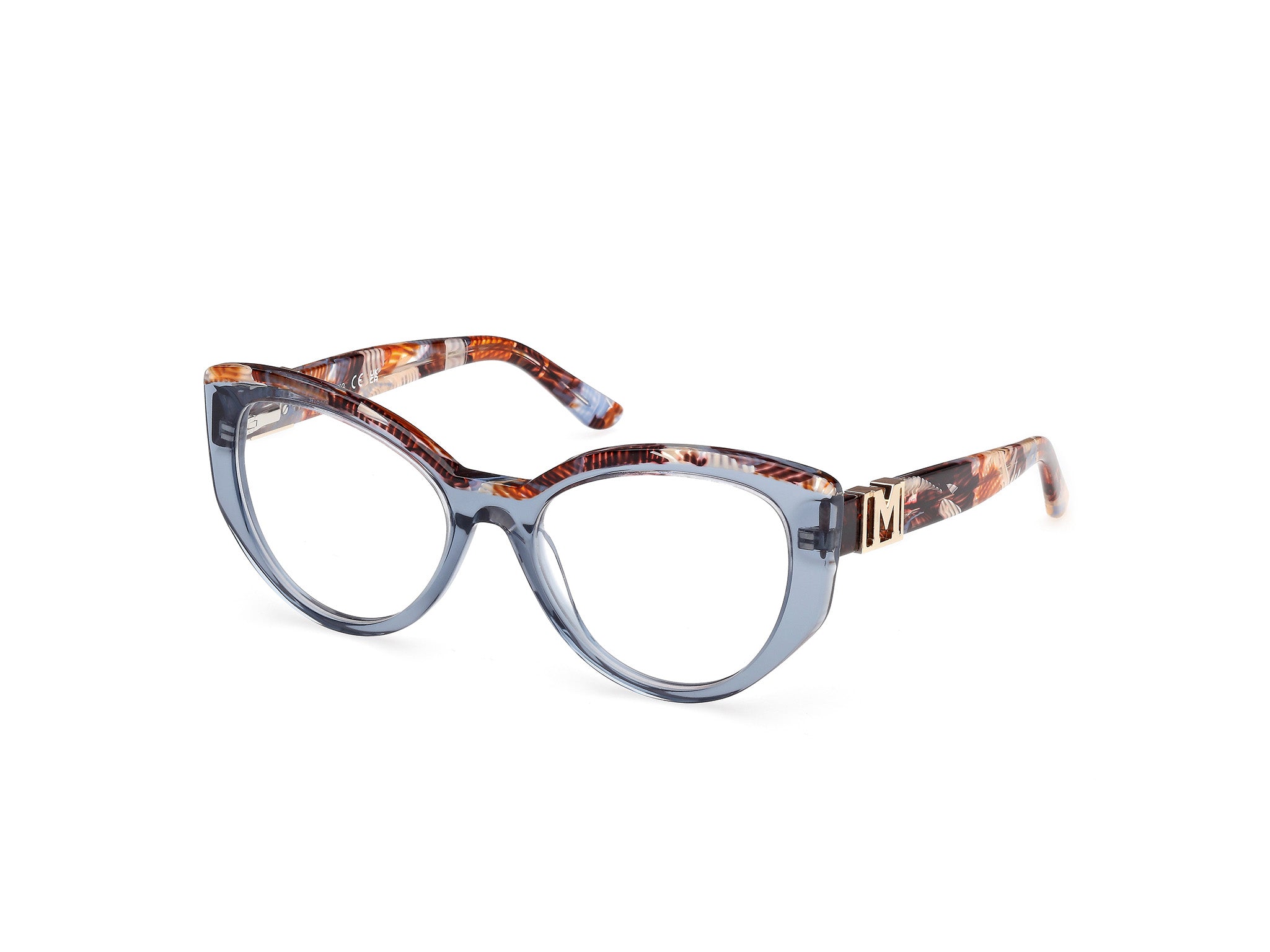 0889214565631 - Damen GM50031 092 Rahmen von BRILLEN Acetat Blau  Cat Eye Normal