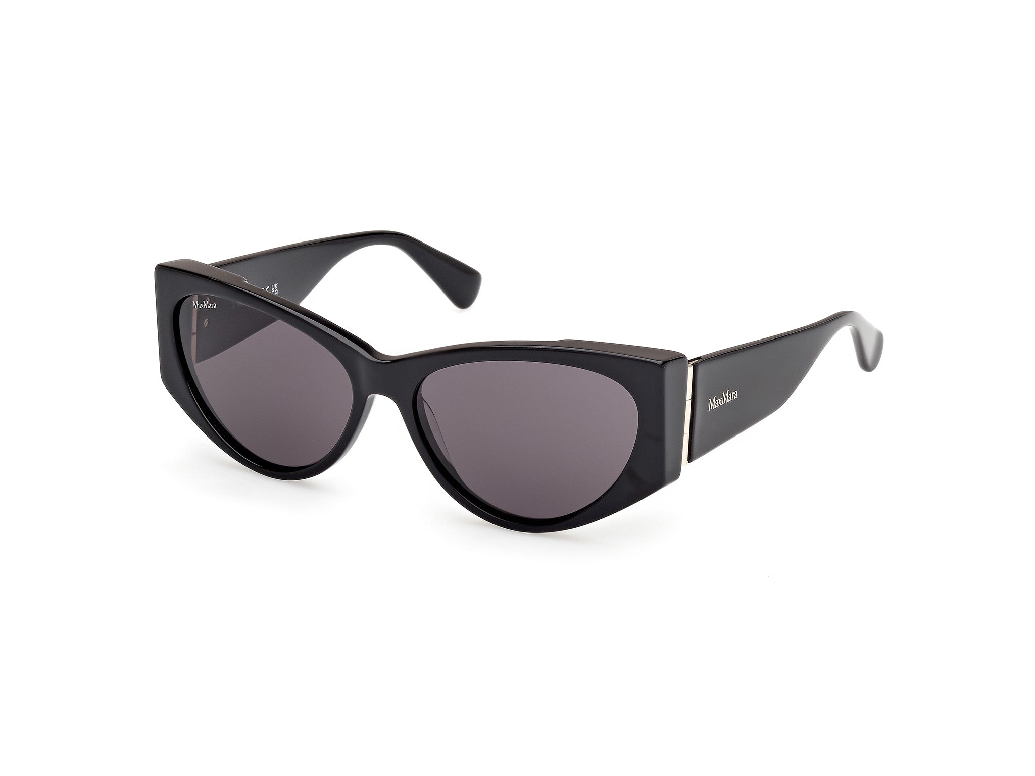 0889214565945 - Damen MM0132 HINGE-1 01A Gläser SONNENBRILLEN Acetat Schwarz Rauch Cat Eye Normal 0889214565945 - Damen MM0132 HINGE-1 01A Gläser SONNENBRILLEN Acetat Schwarz Rauch Cat Eye Normal
