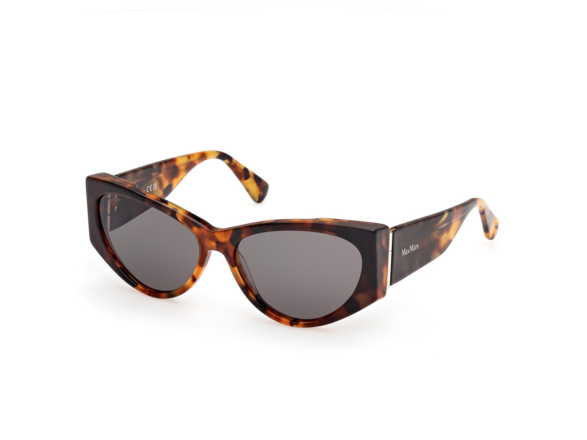 0889214565969 - Damen MM0132 HINGE-1 56A Gläser SONNENBRILLEN Acetat Havanna Rauch Cat Eye Normal
