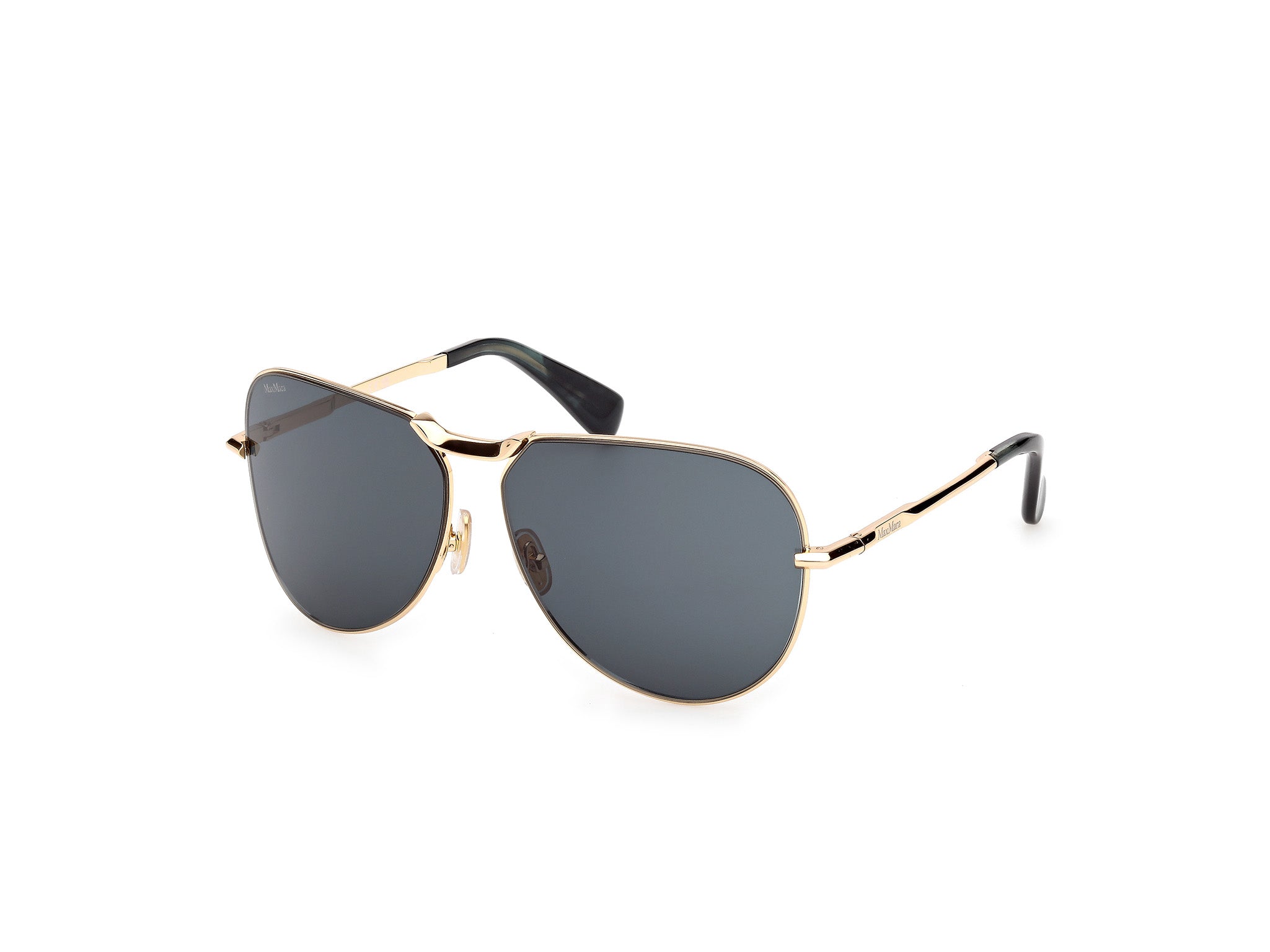 0889214566027 - Damen MM0134 MILLER-2 30N Gläser SONNENBRILLEN Metall Gold Grün Pilot Normal