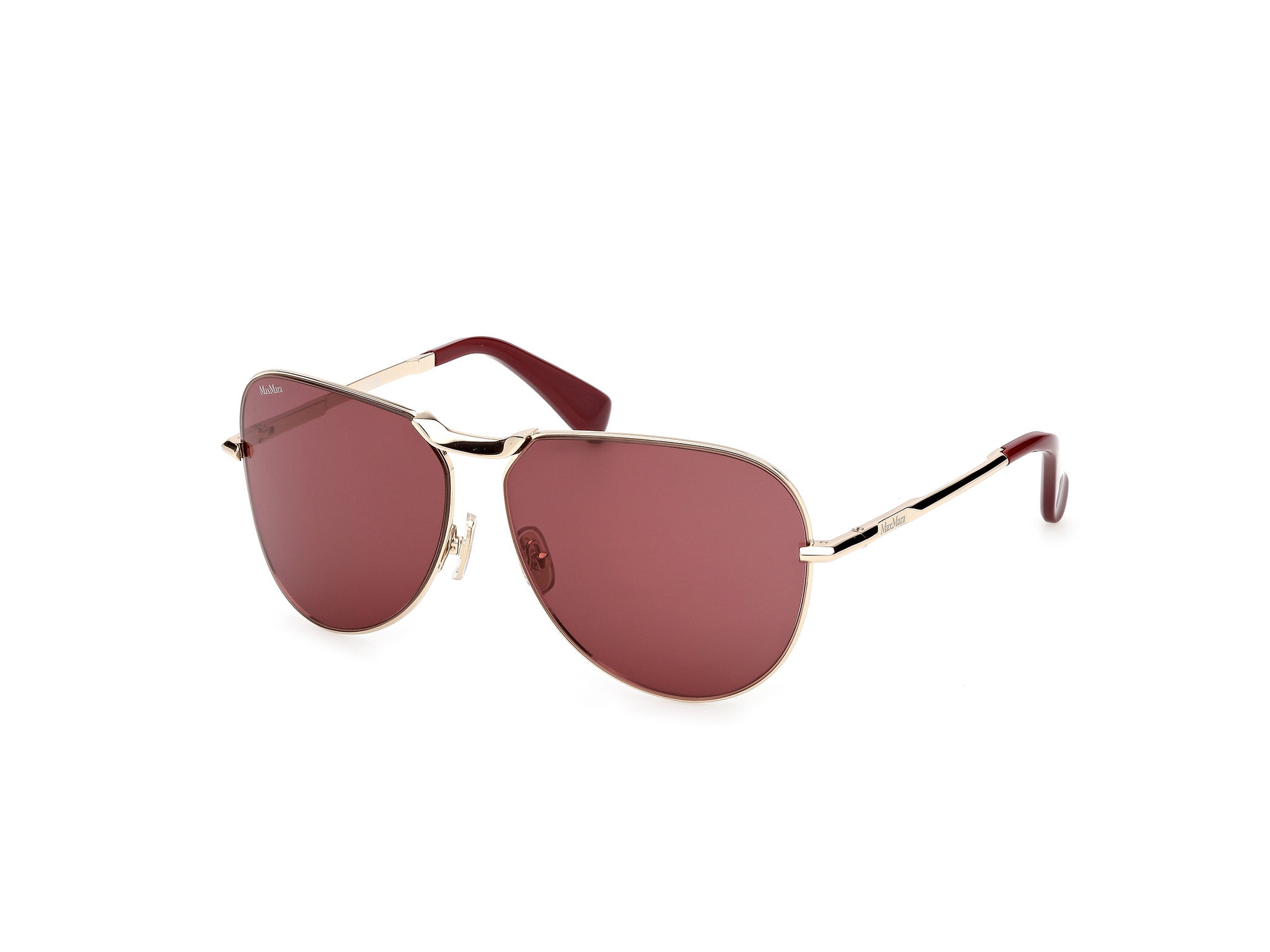 0889214566041 - Damen MM0134 MILLER-2 32S Gläser SONNENBRILLEN Metall Gold Bordeaux Pilot Normal 0889214566041 - Damen MM0134 MILLER-2 32S Gläser SONNENBRILLEN Metall Gold Bordeaux Pilot Normal