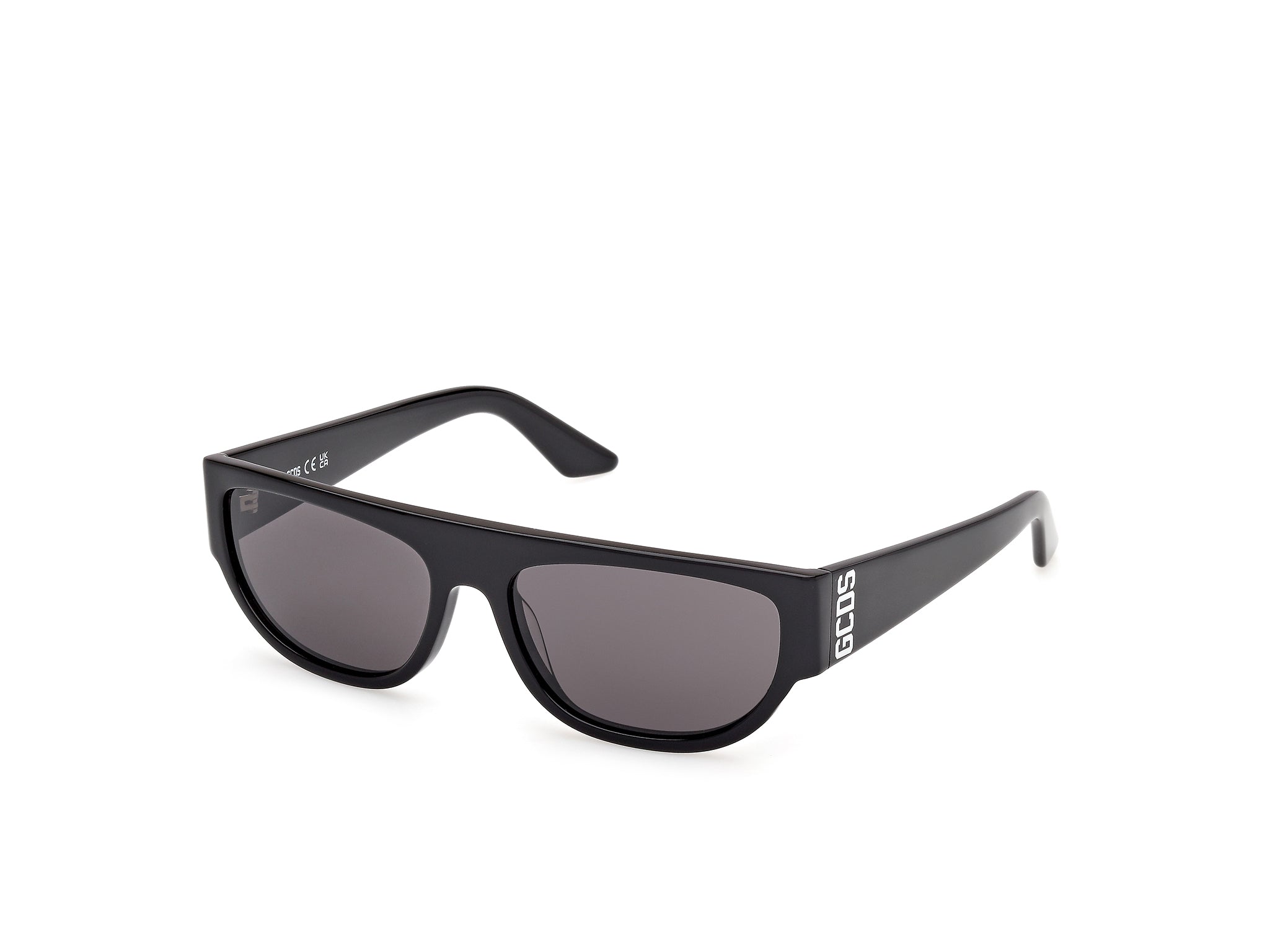 0889214569608 - Unisex GD0062 01A Gläser SONNENBRILLEN Acetat Schwarz Rauch Geometrisch Normal