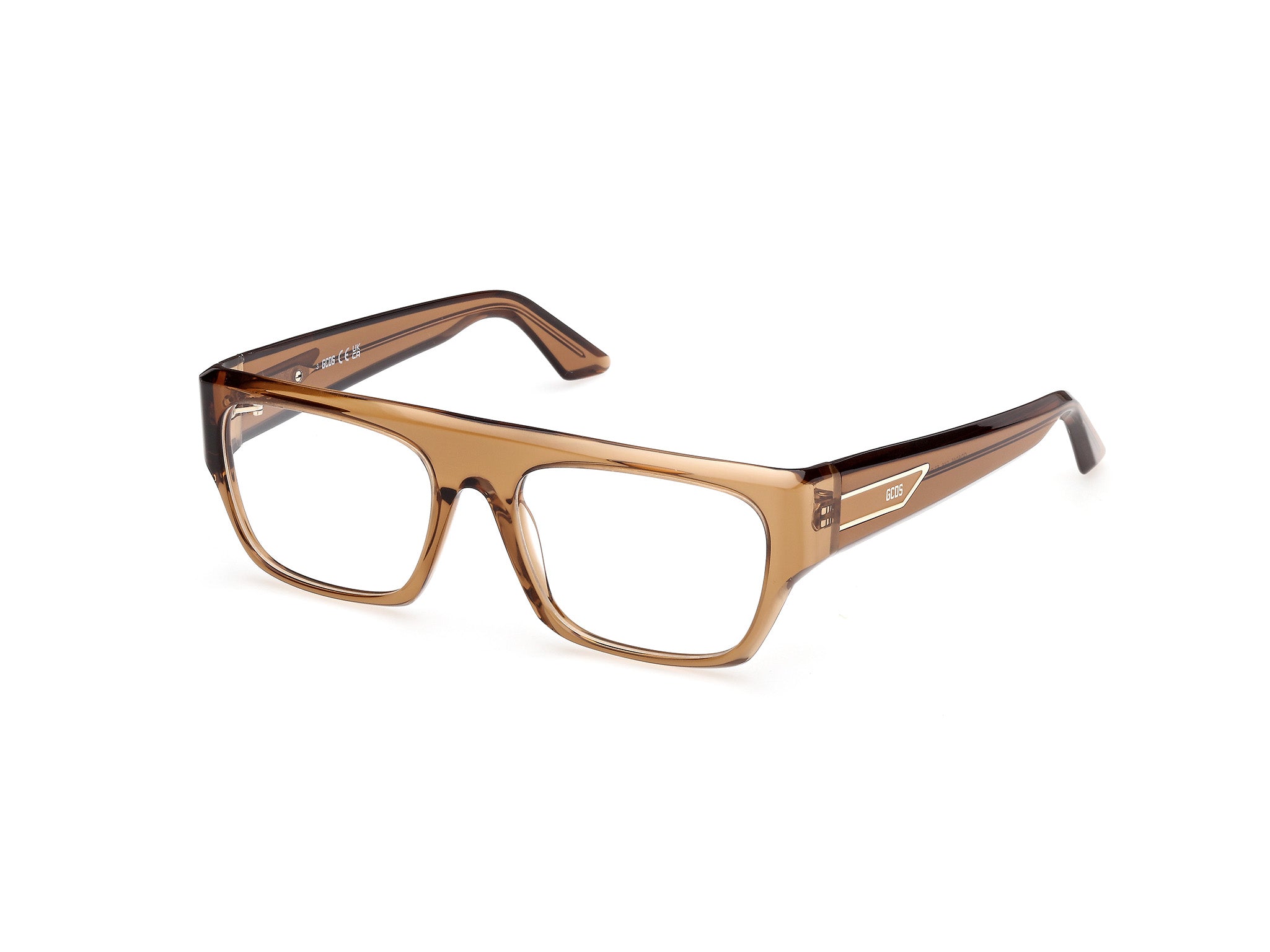 0889214569882 - Unisex GD5045 045 Rahmen von BRILLEN Acetat Braun  Quadratisch Normal