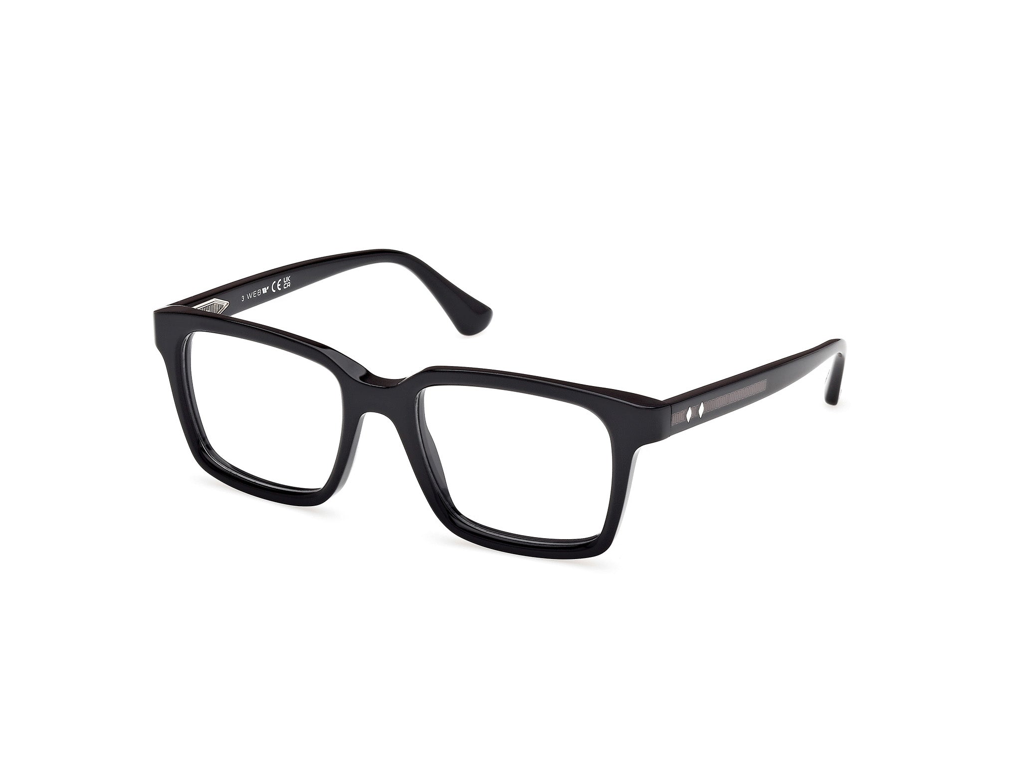 0889214576576 - Herren WE5452 5 Rahmen von BRILLEN Acetat Schwarz  Quadratisch Normal